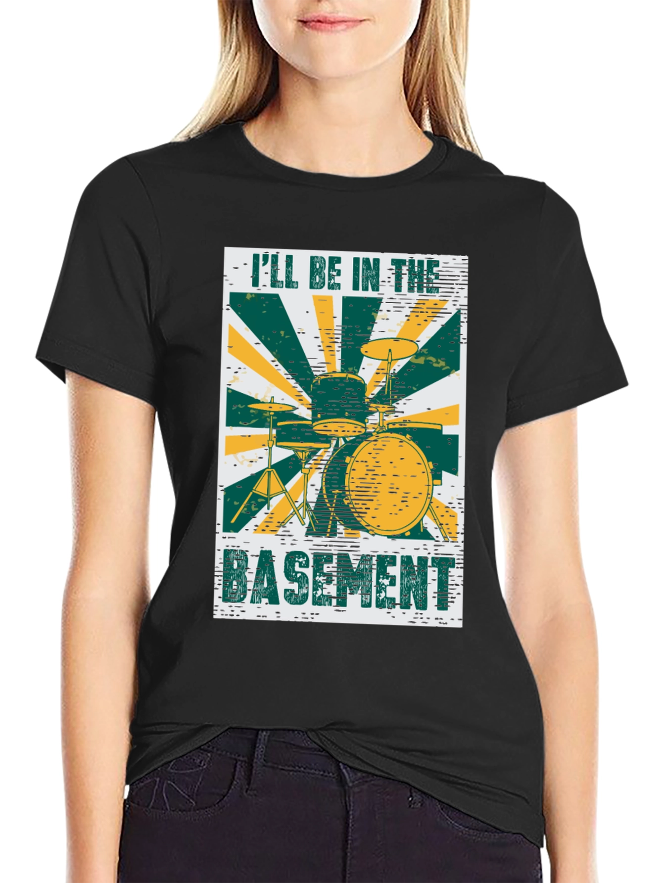 Drum Set Basement Tee
