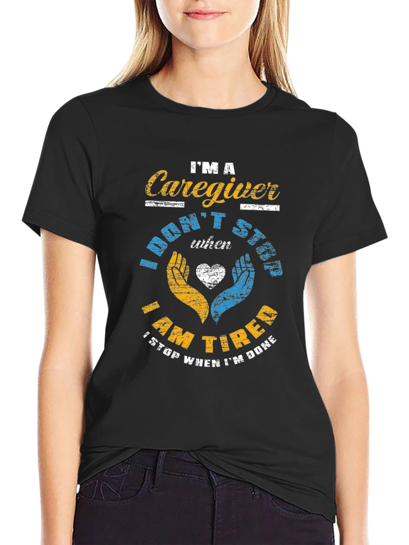 Im a Caregiver T-Shirt - Black
