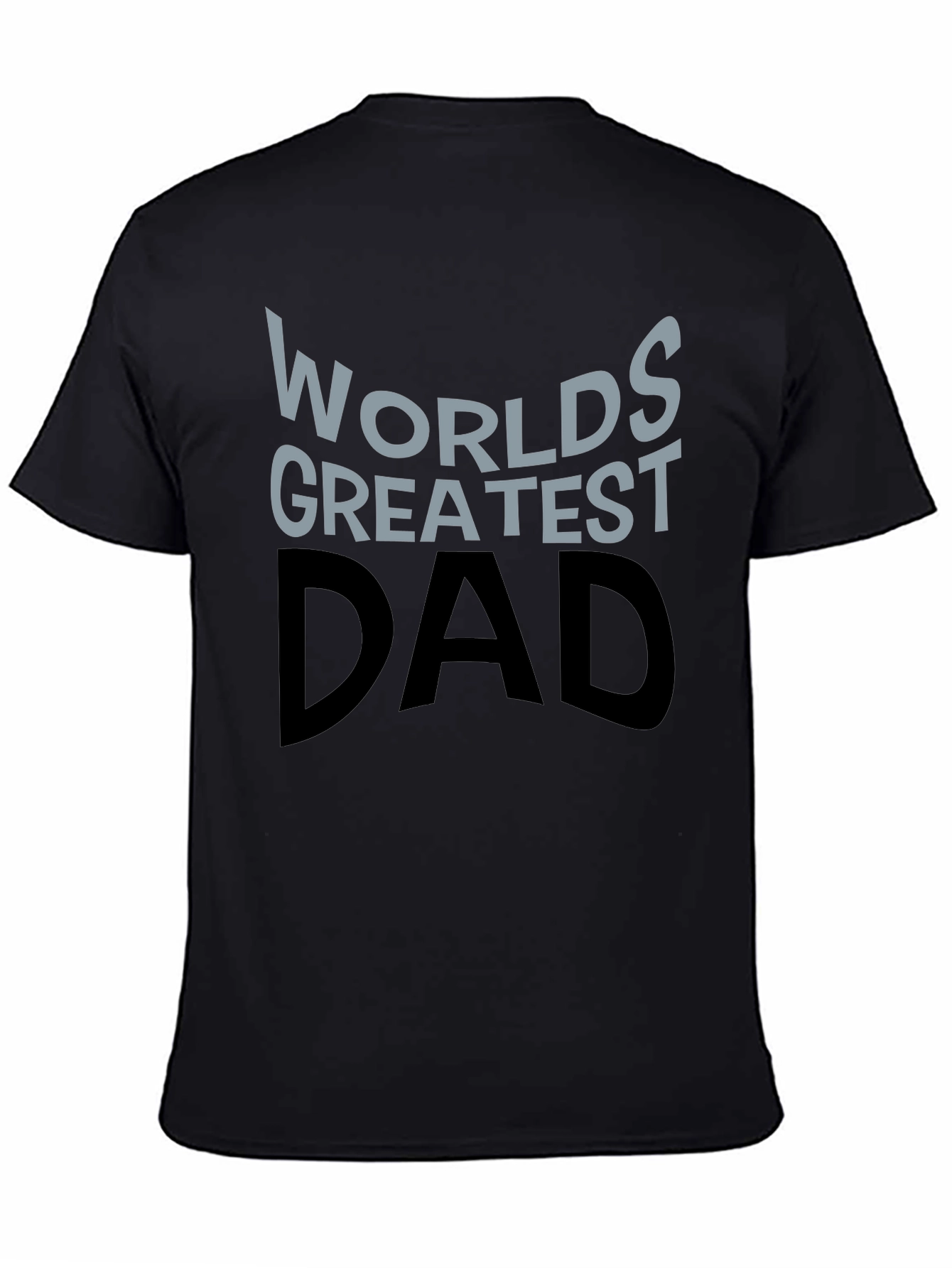 Worlds Greatest Dad T-Shirt - Black