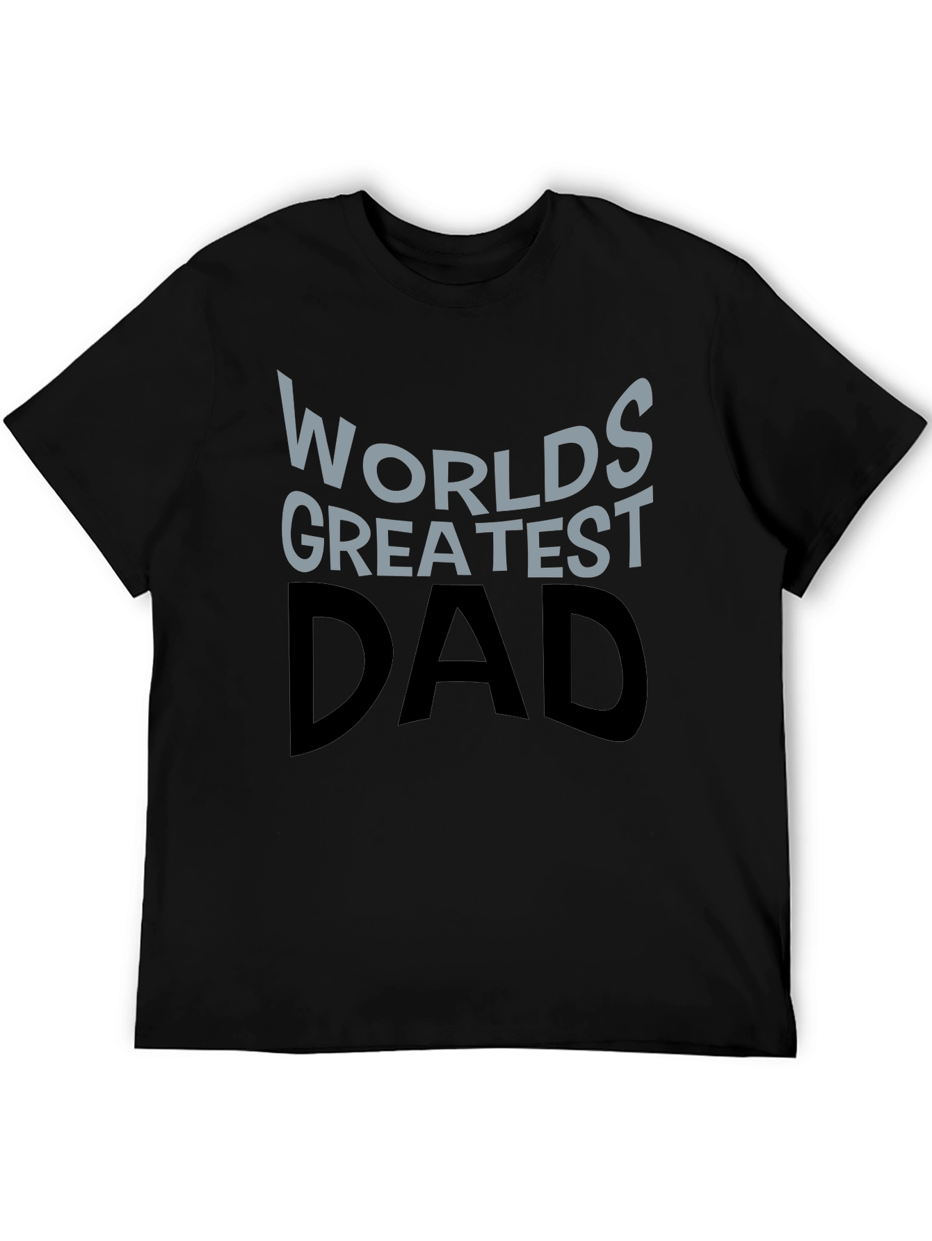 Worlds Greatest Dad T-Shirt - Black