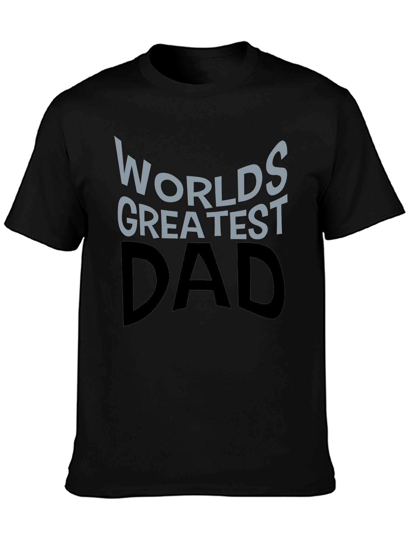 Worlds Greatest Dad T-Shirt - Black