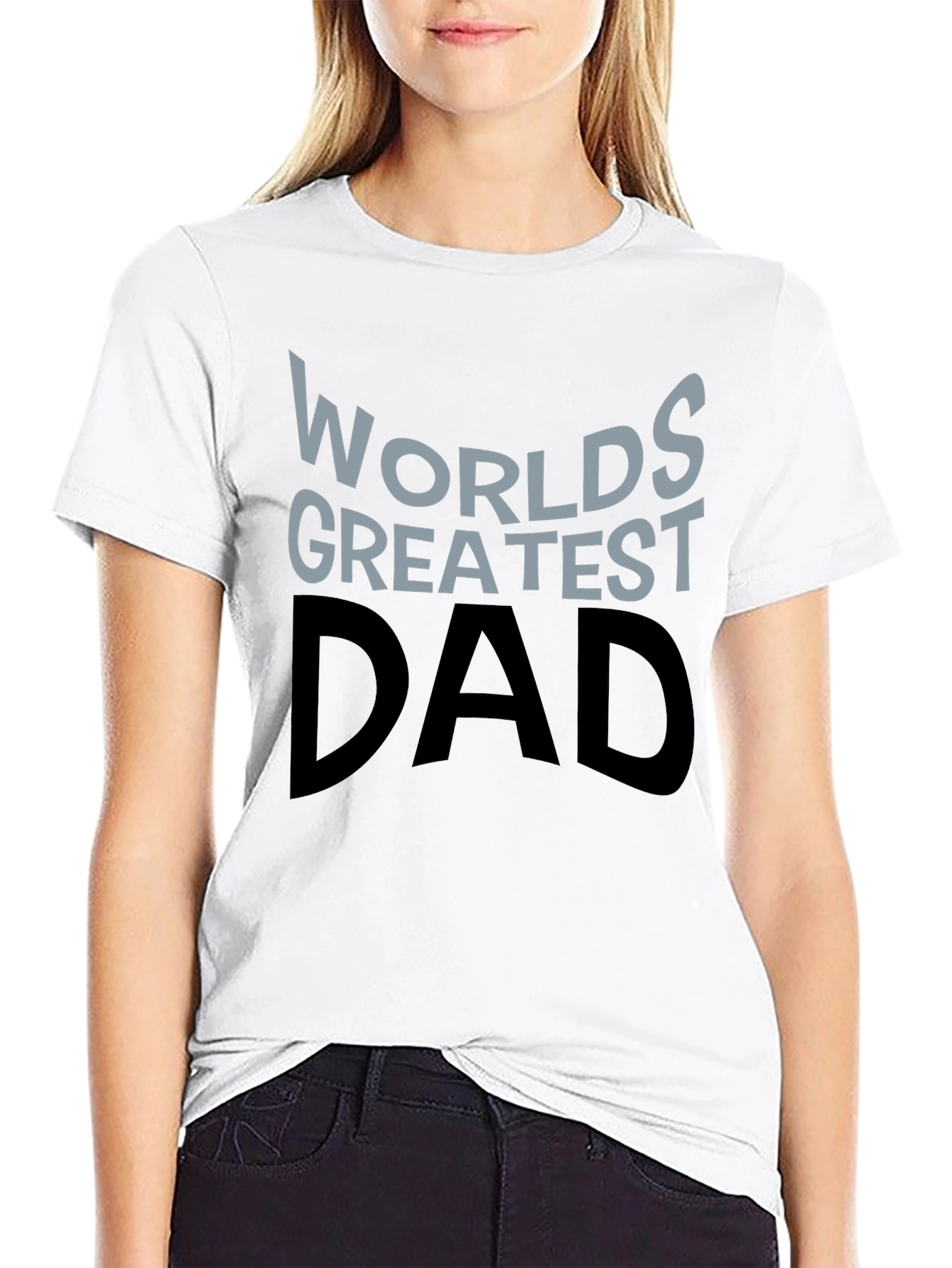 Worlds Greatest Dad T-Shirt - Black