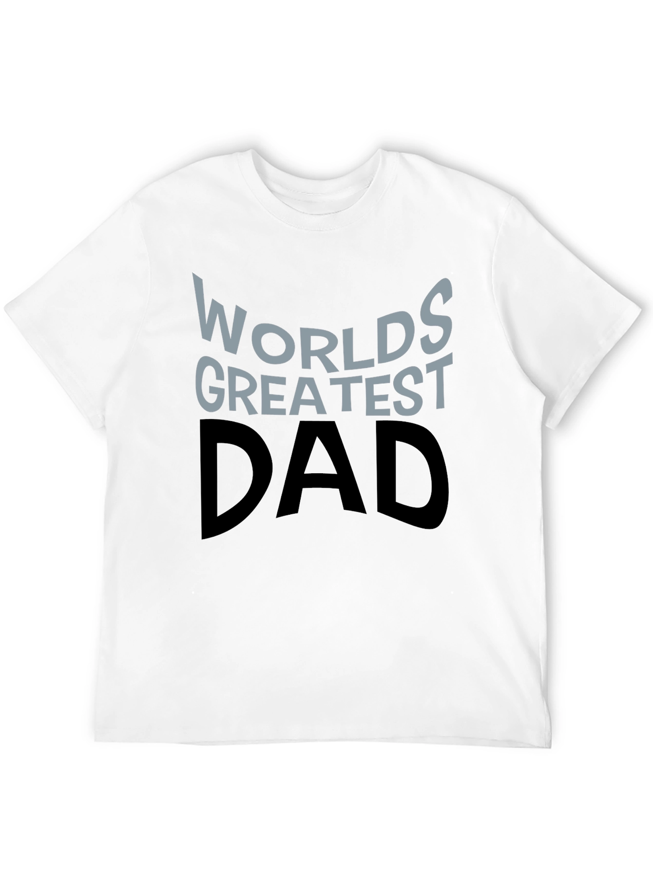 Worlds Greatest Dad T-Shirt - Black