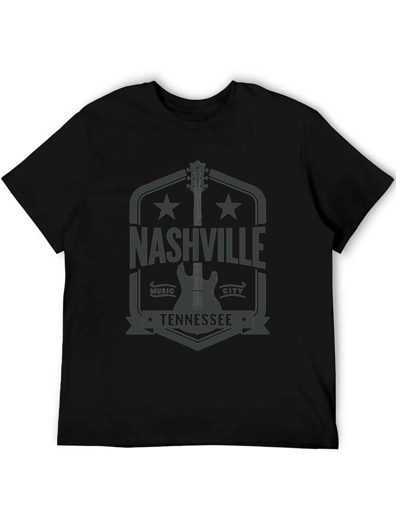 Nashville Tennessee Guitar Music City T-Shirt