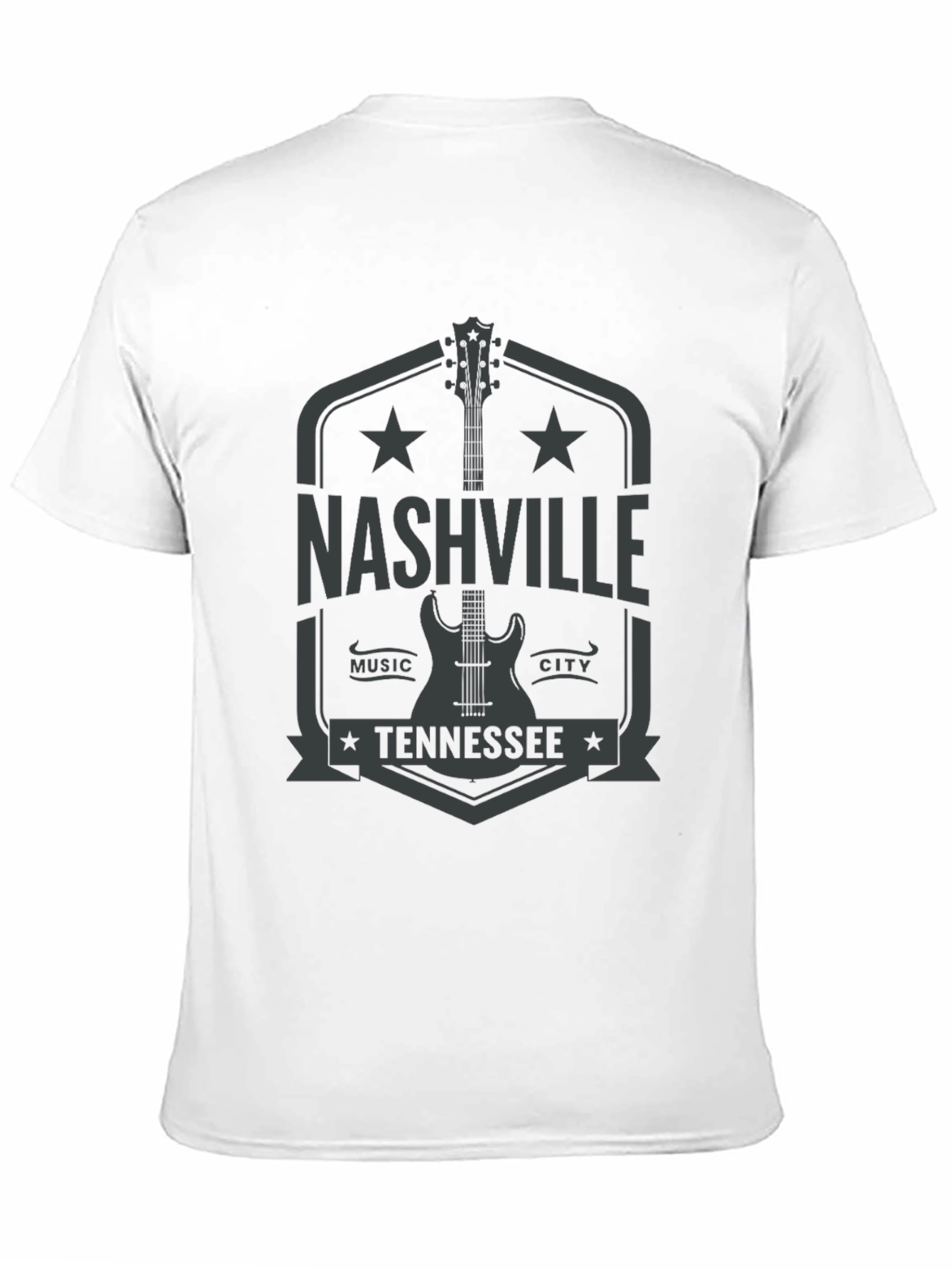 Nashville Tennessee Guitar Music City T-Shirt
