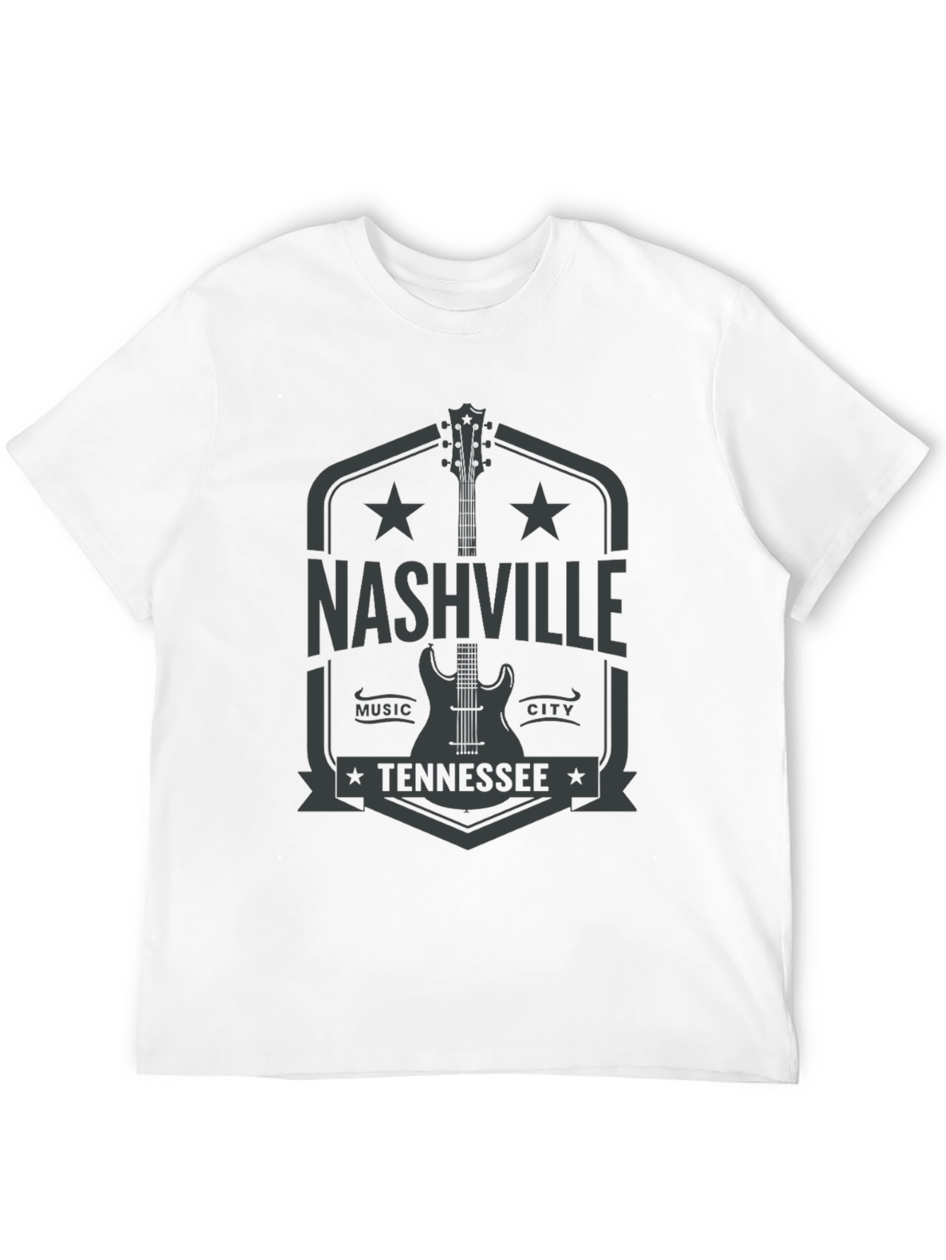 Nashville Tennessee Guitar Music City T-Shirt