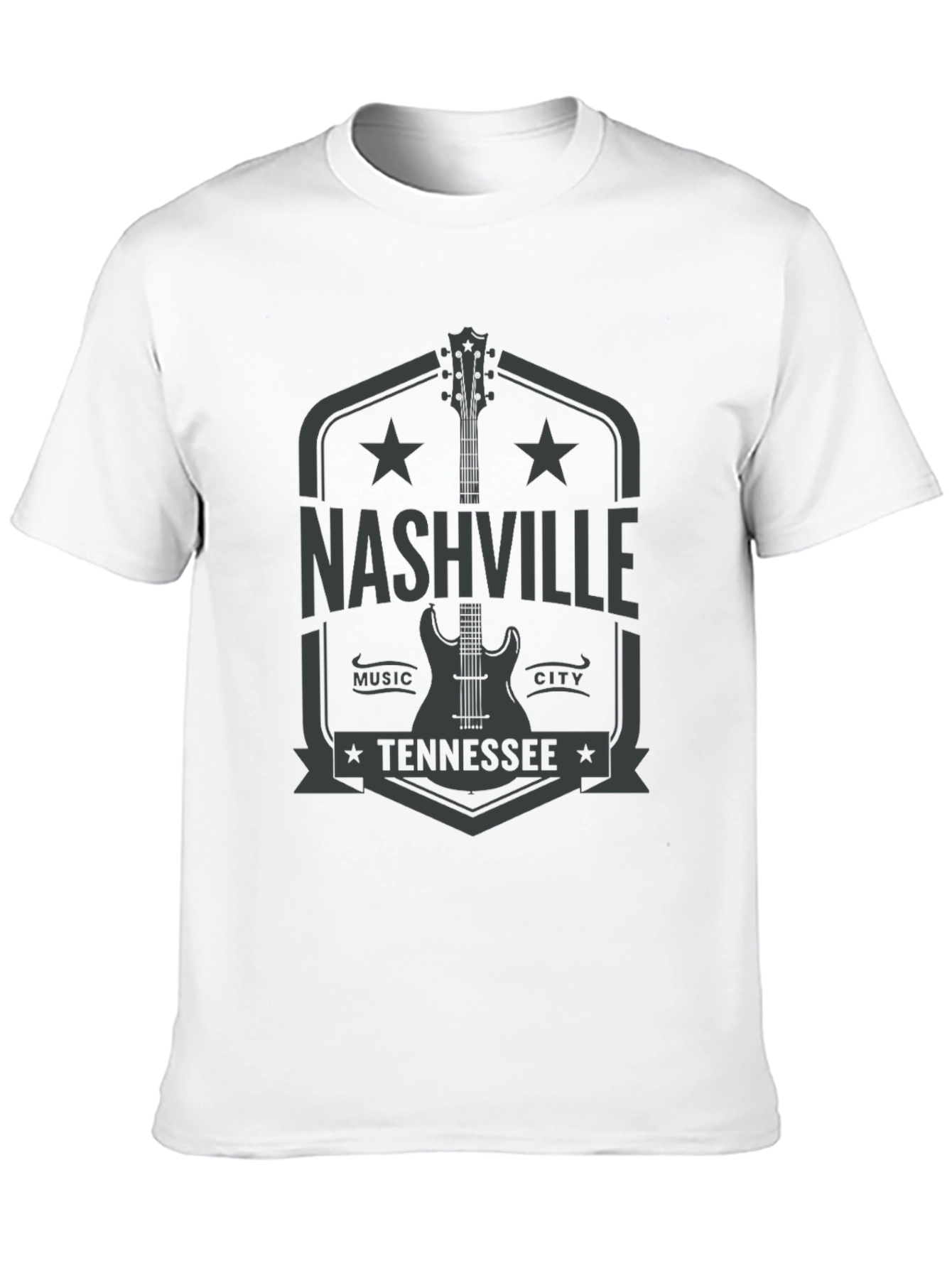 Nashville Tennessee Guitar Music City T-Shirt