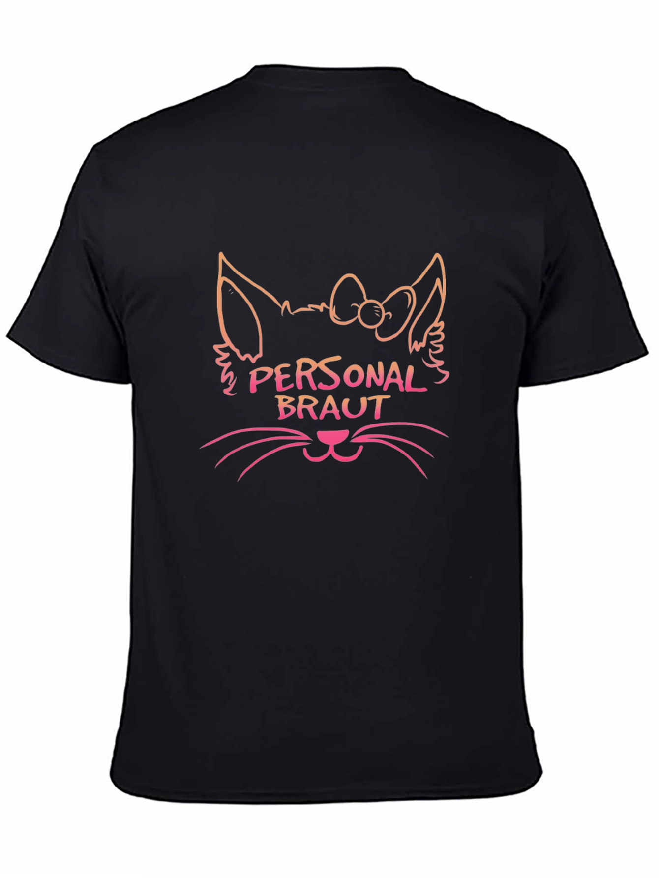 Personal Braut Cat Graphic T-Shirt