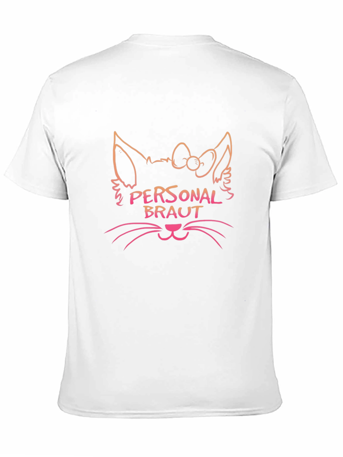 Personal Braut Cat Graphic T-Shirt
