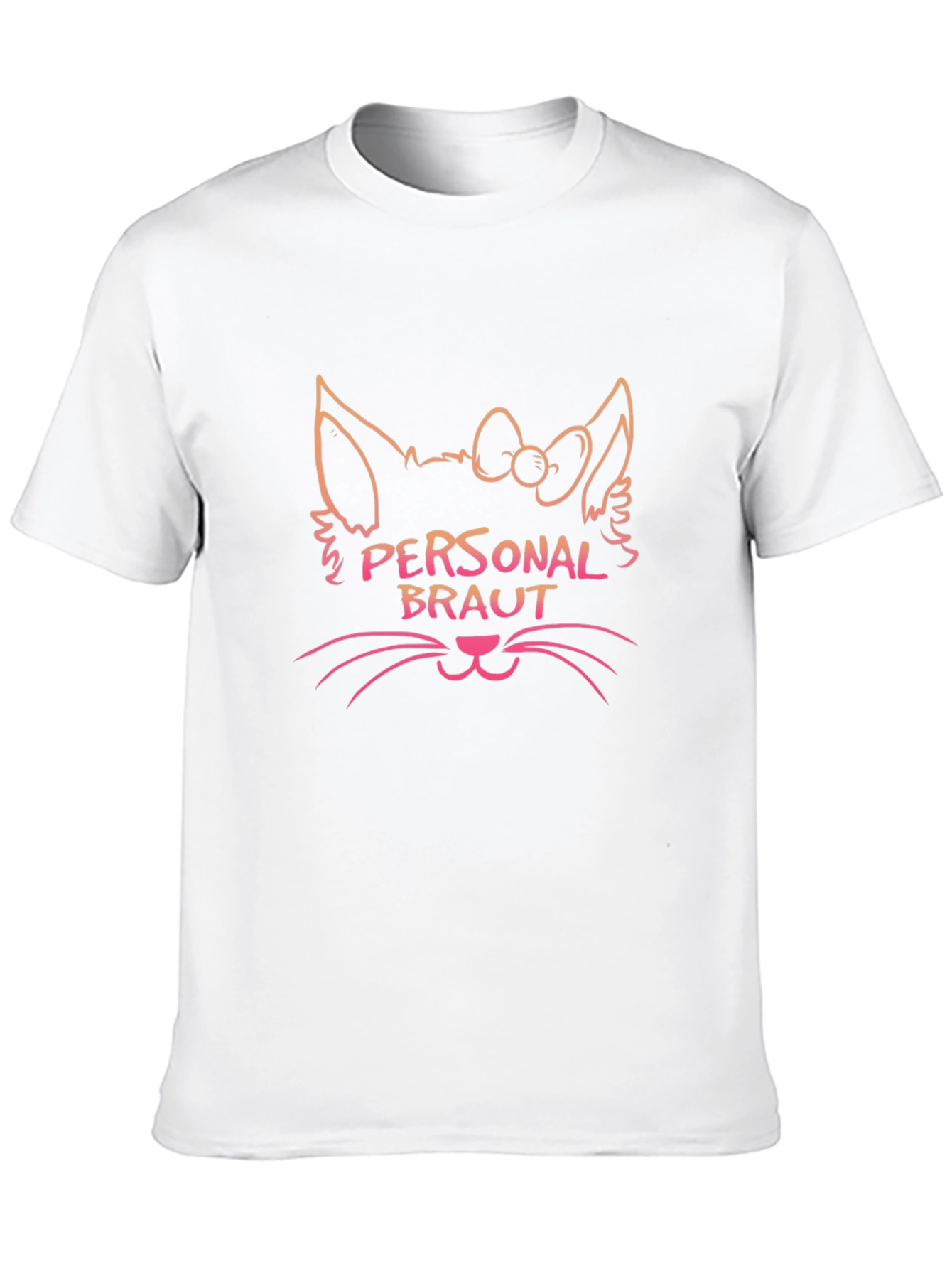 Personal Braut Cat Graphic T-Shirt