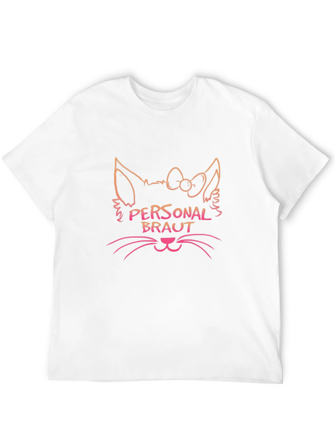Personal Braut Cat Graphic T-Shirt
