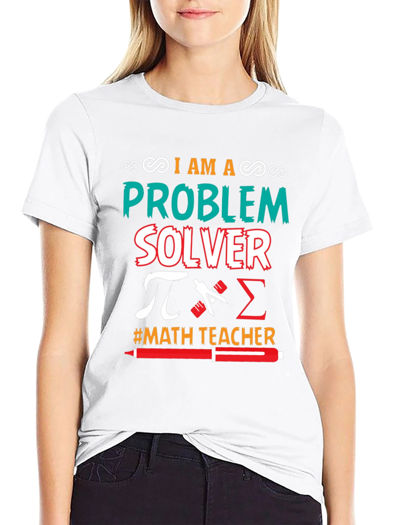 I Am a Problem Solver Math Teacher T-Shirt