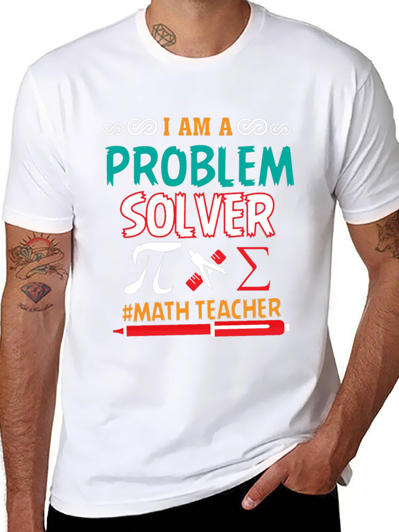 I Am a Problem Solver Math Teacher T-Shirt