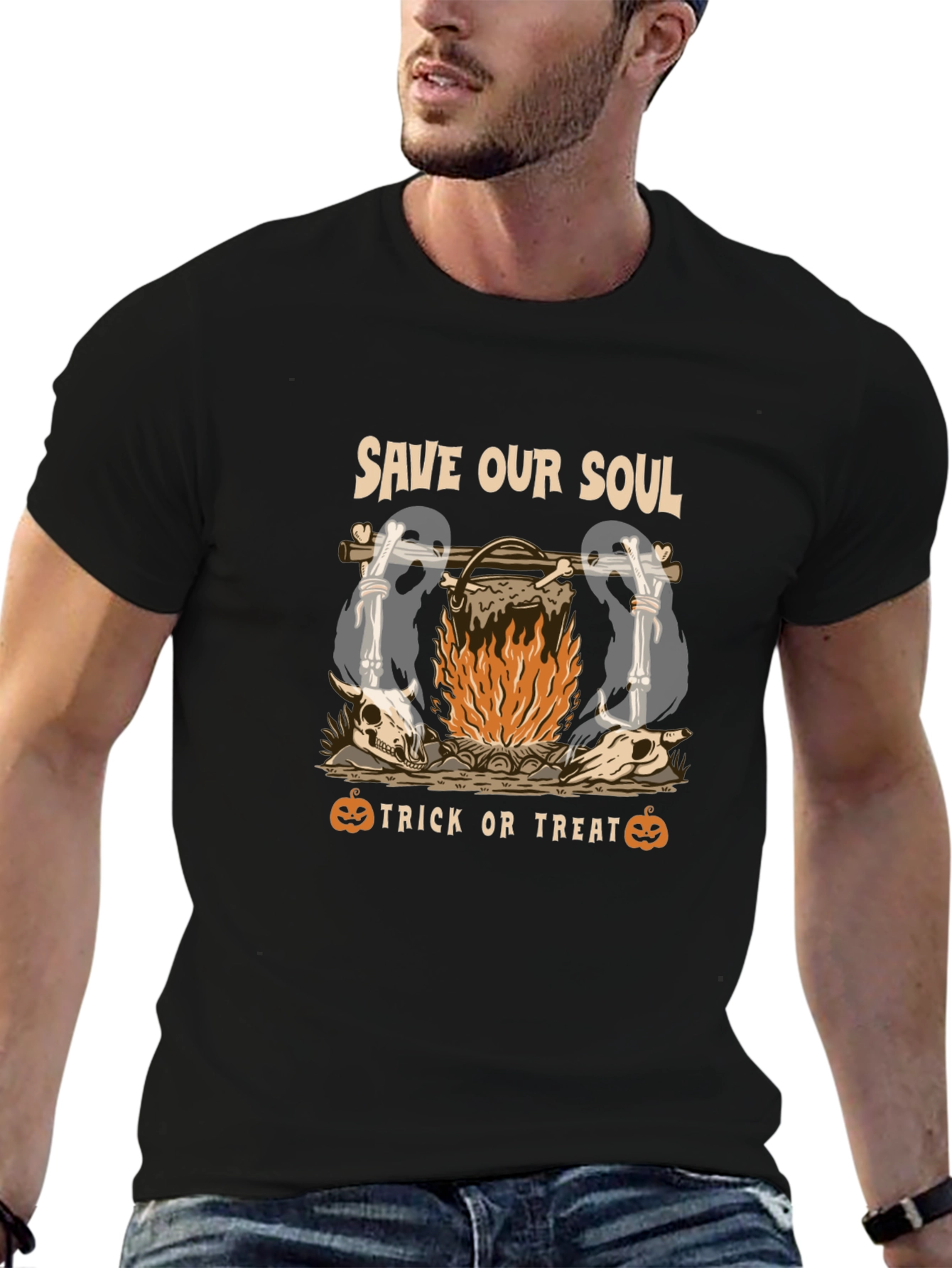 Save Our Souls Halloween Graphic Tee