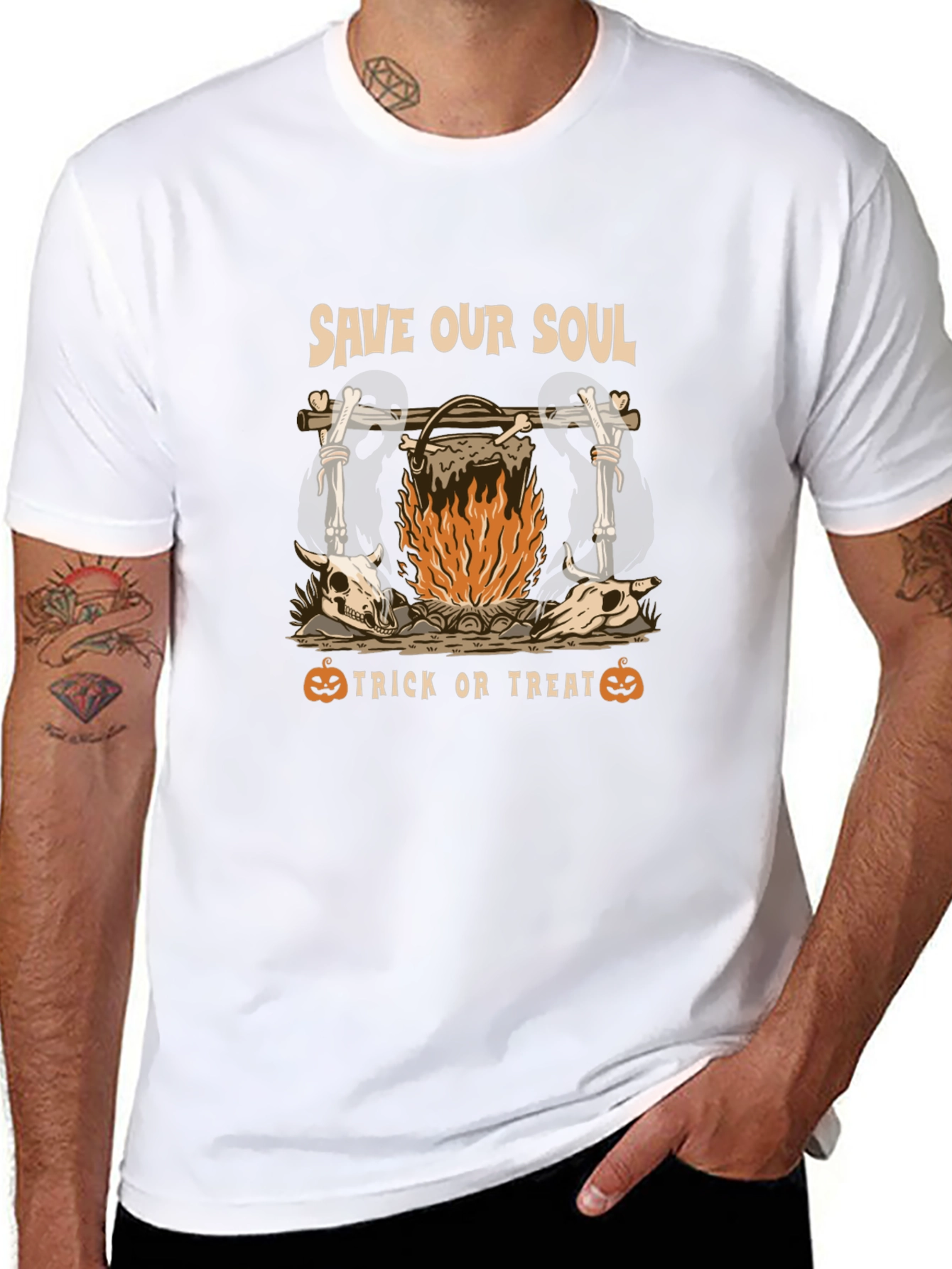 Save Our Souls Halloween Graphic Tee