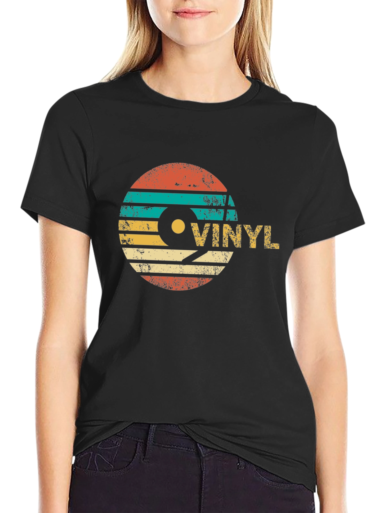 Retro Vinyl Record T-Shirt