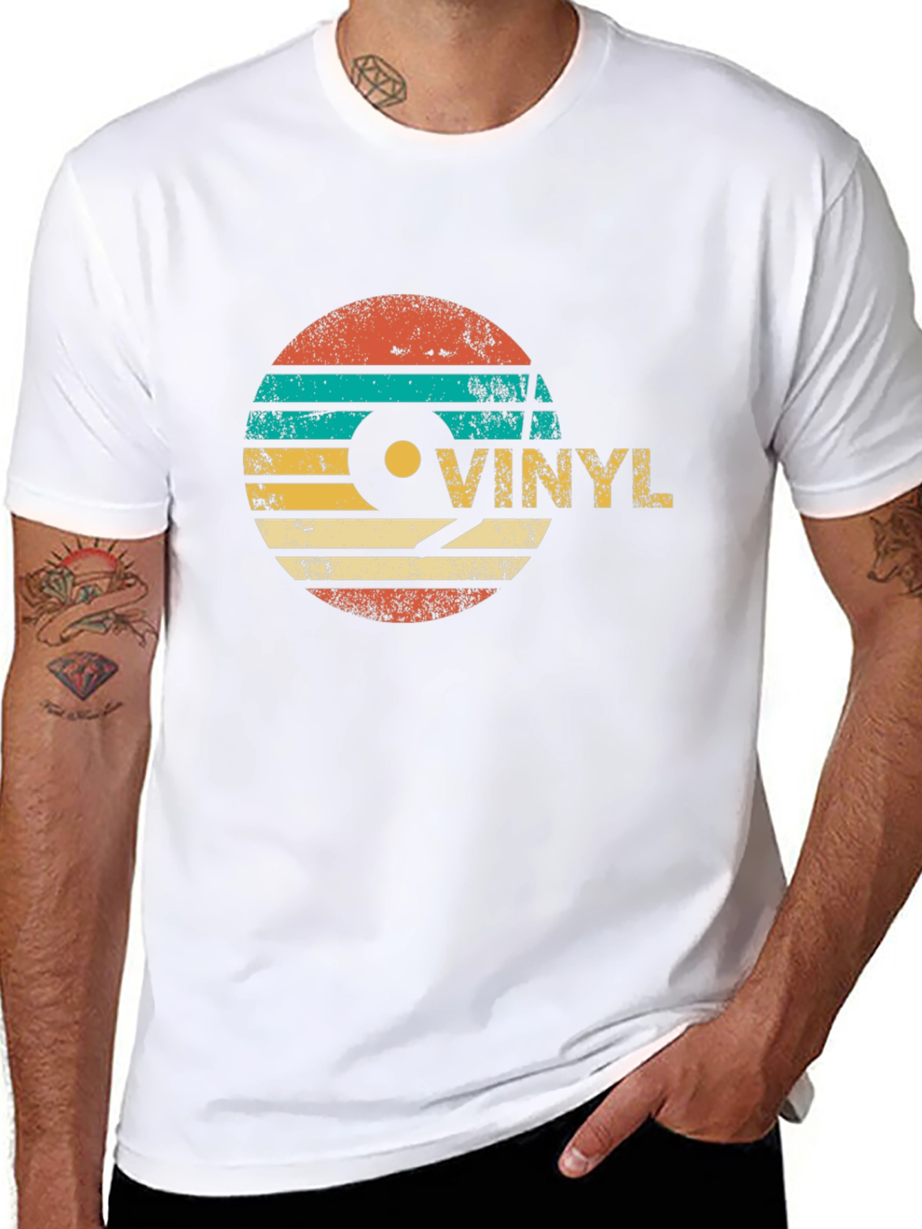 Retro Vinyl Record T-Shirt