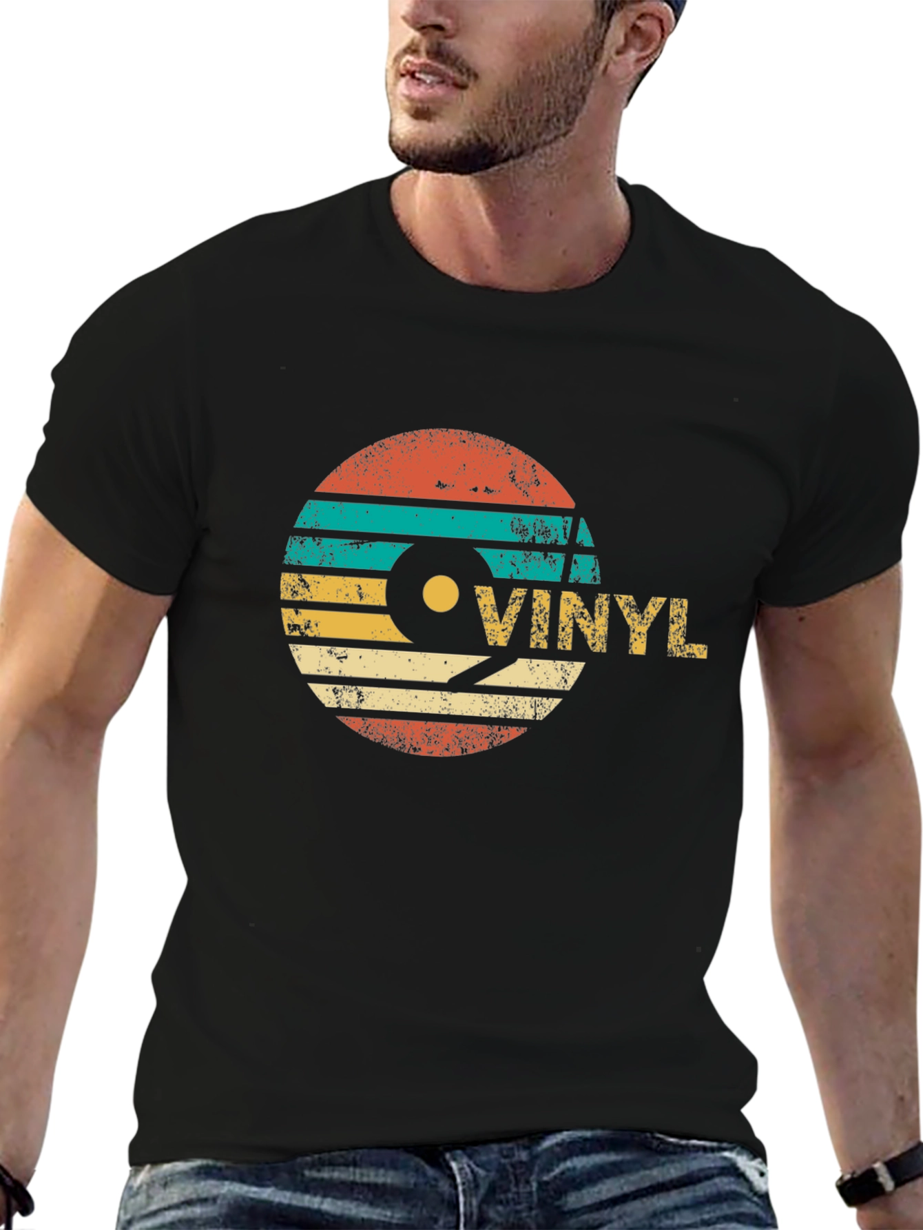Retro Vinyl Record T-Shirt