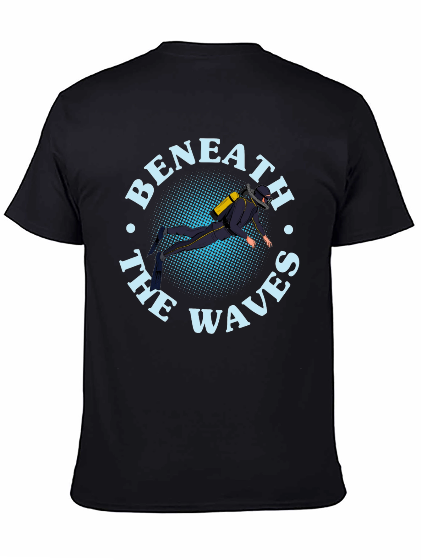 Beneath the Waves Diver Graphic T-Shirt
