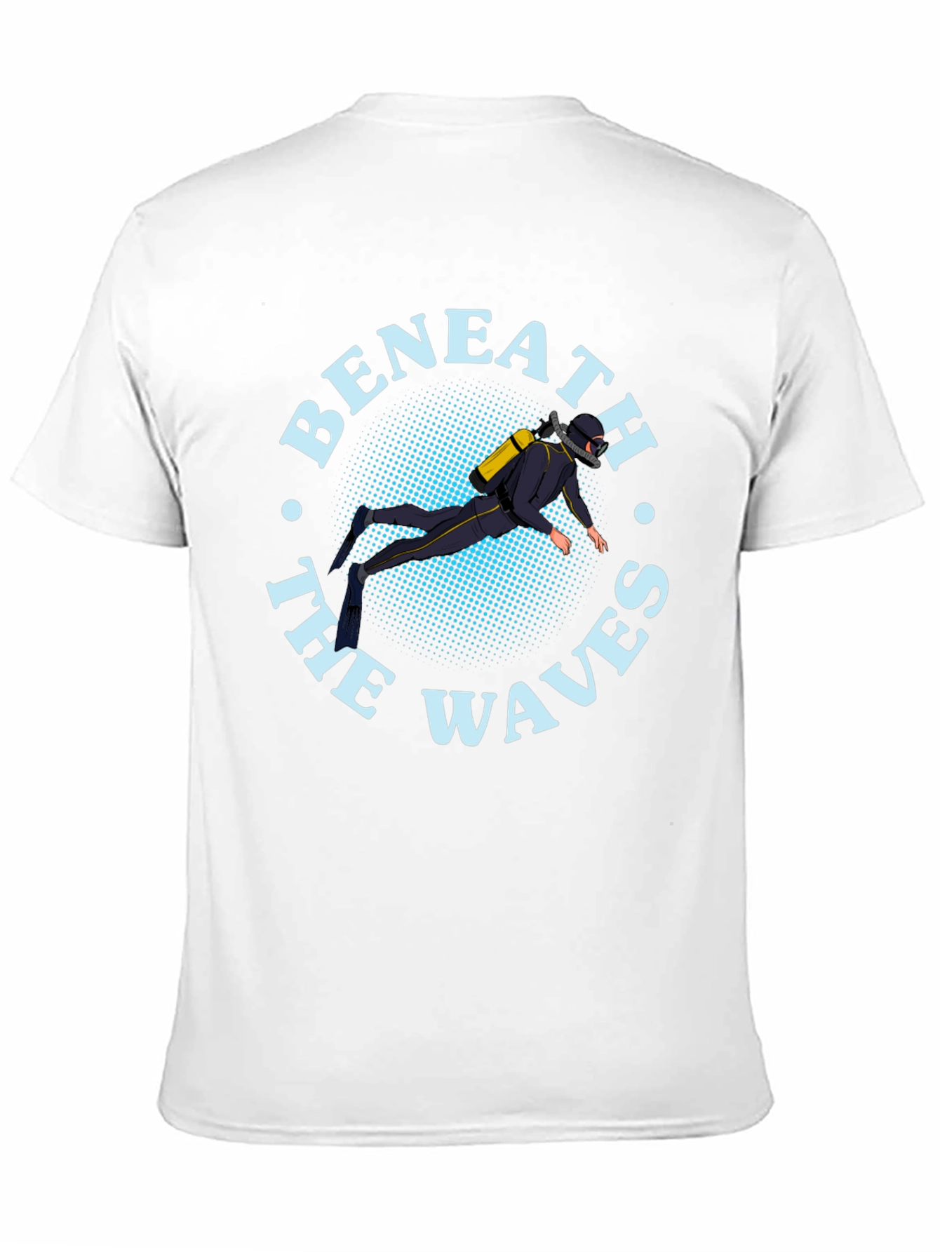 Beneath the Waves Diver Graphic T-Shirt