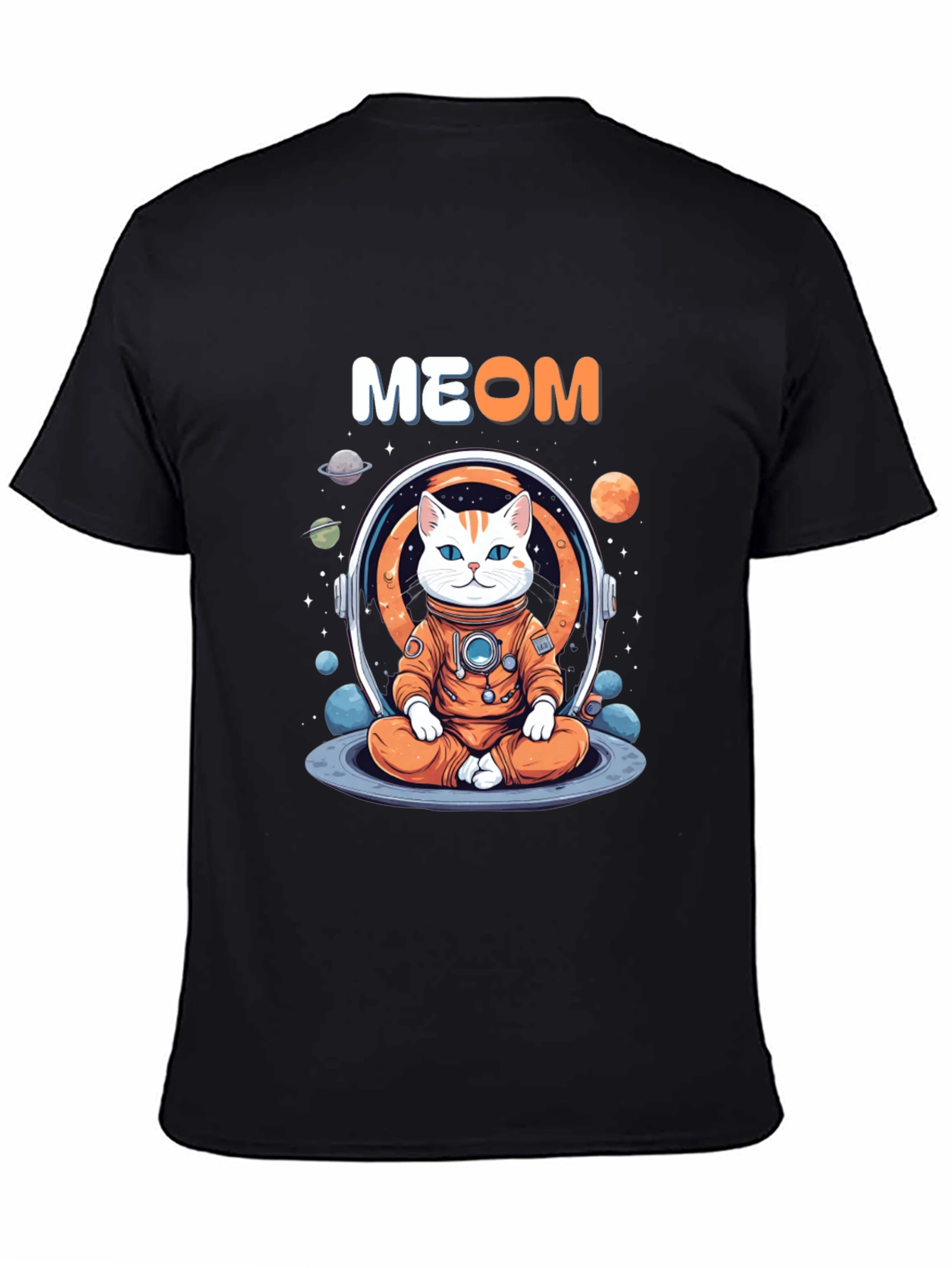 Meow Astronaut Cat T-Shirt