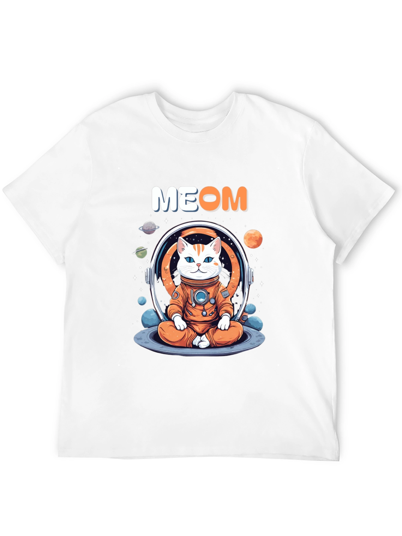 Meow Astronaut Cat T-Shirt