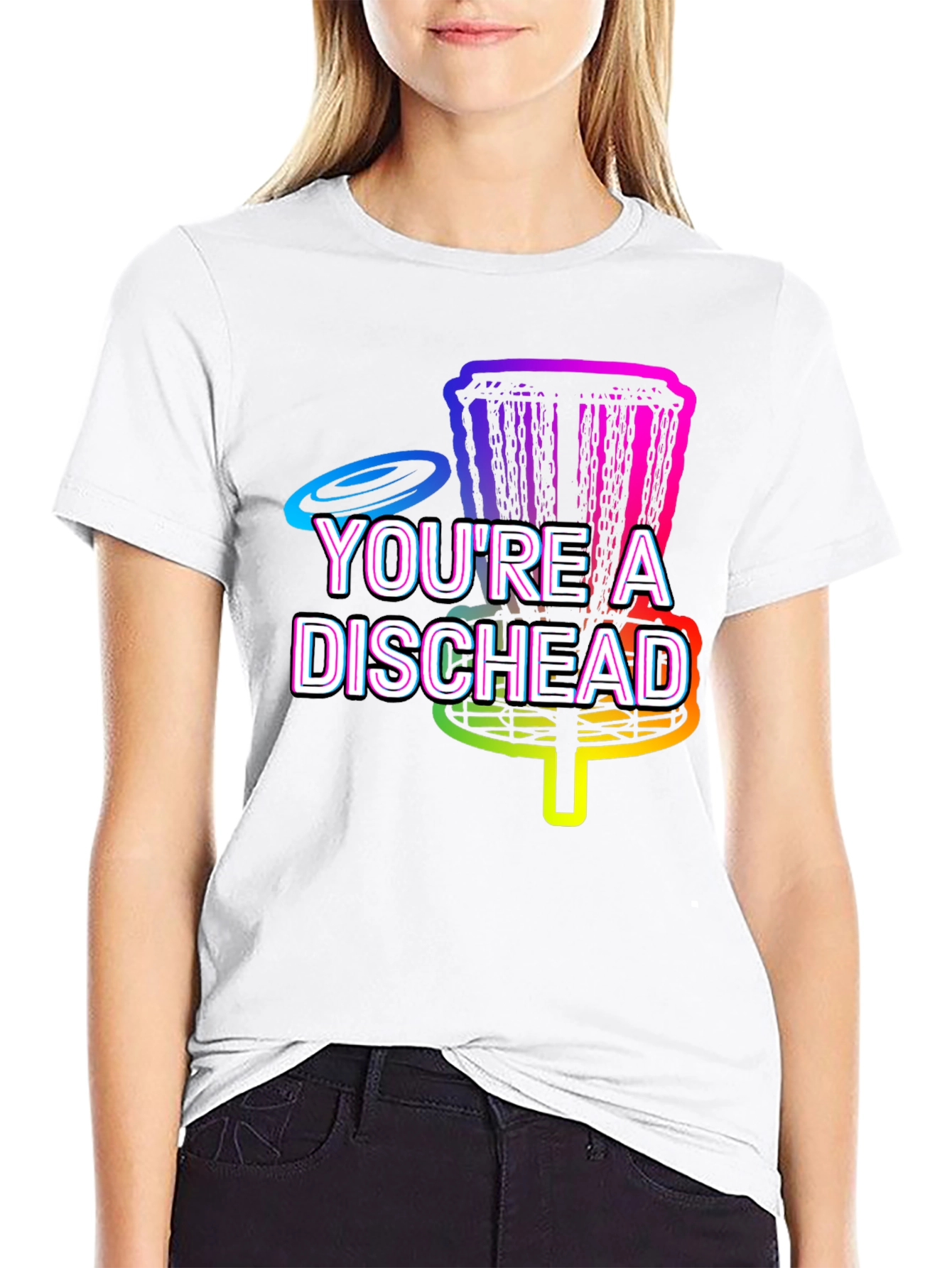 Youre A Dischead Disc Golf T-Shirt