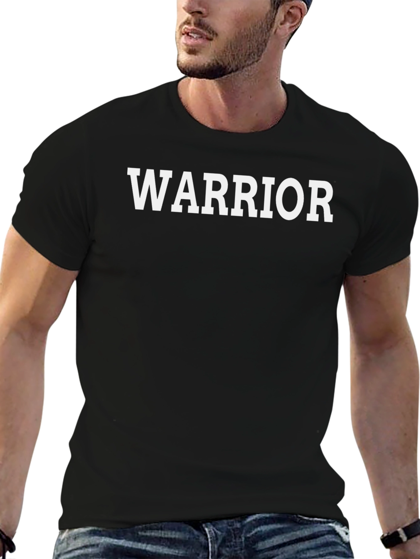 Warrior Graphic Tee - Bold Statement T-Shirt