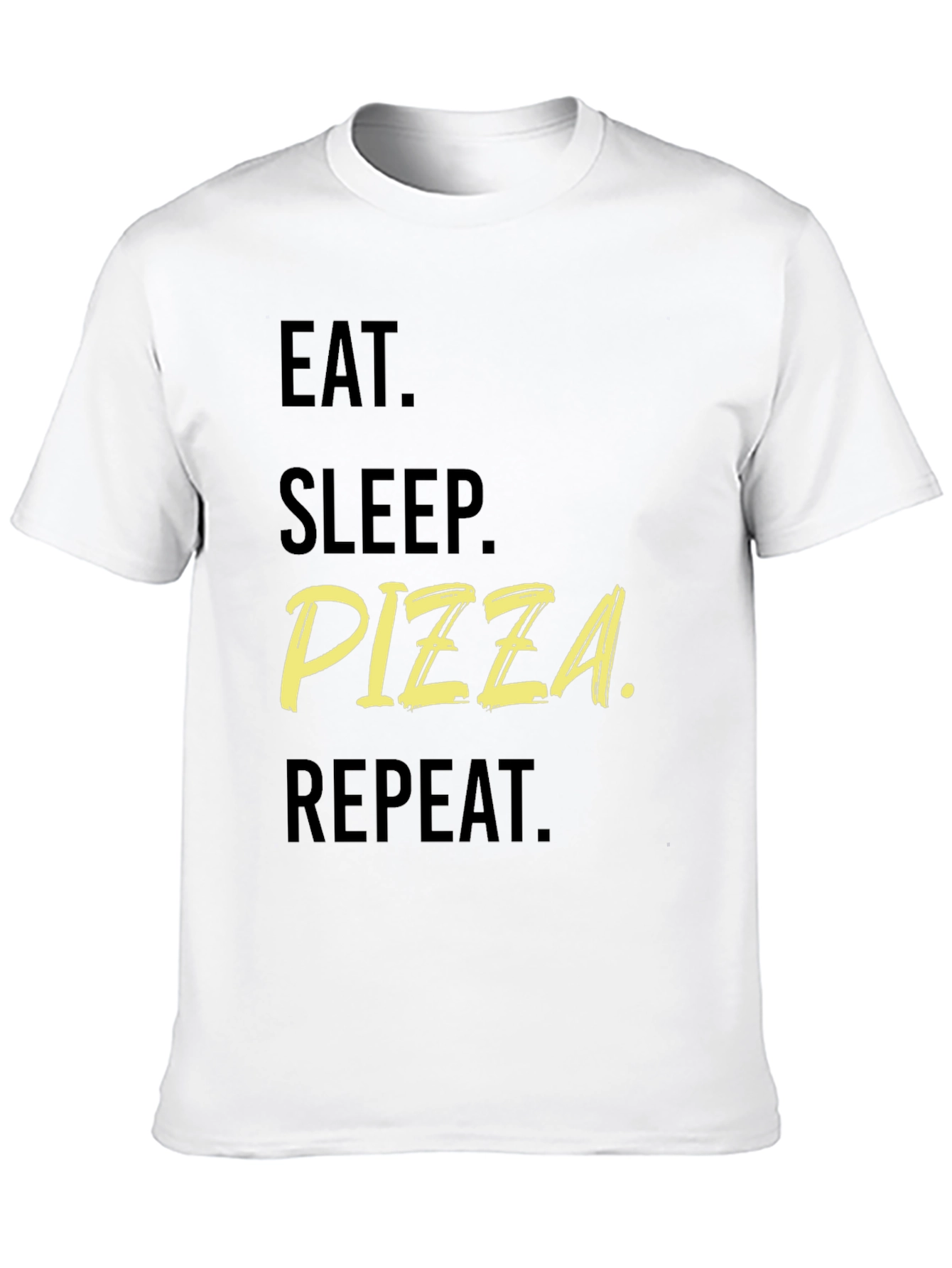 Eat Sleep Pizza Repeat Graphic T-Shirt