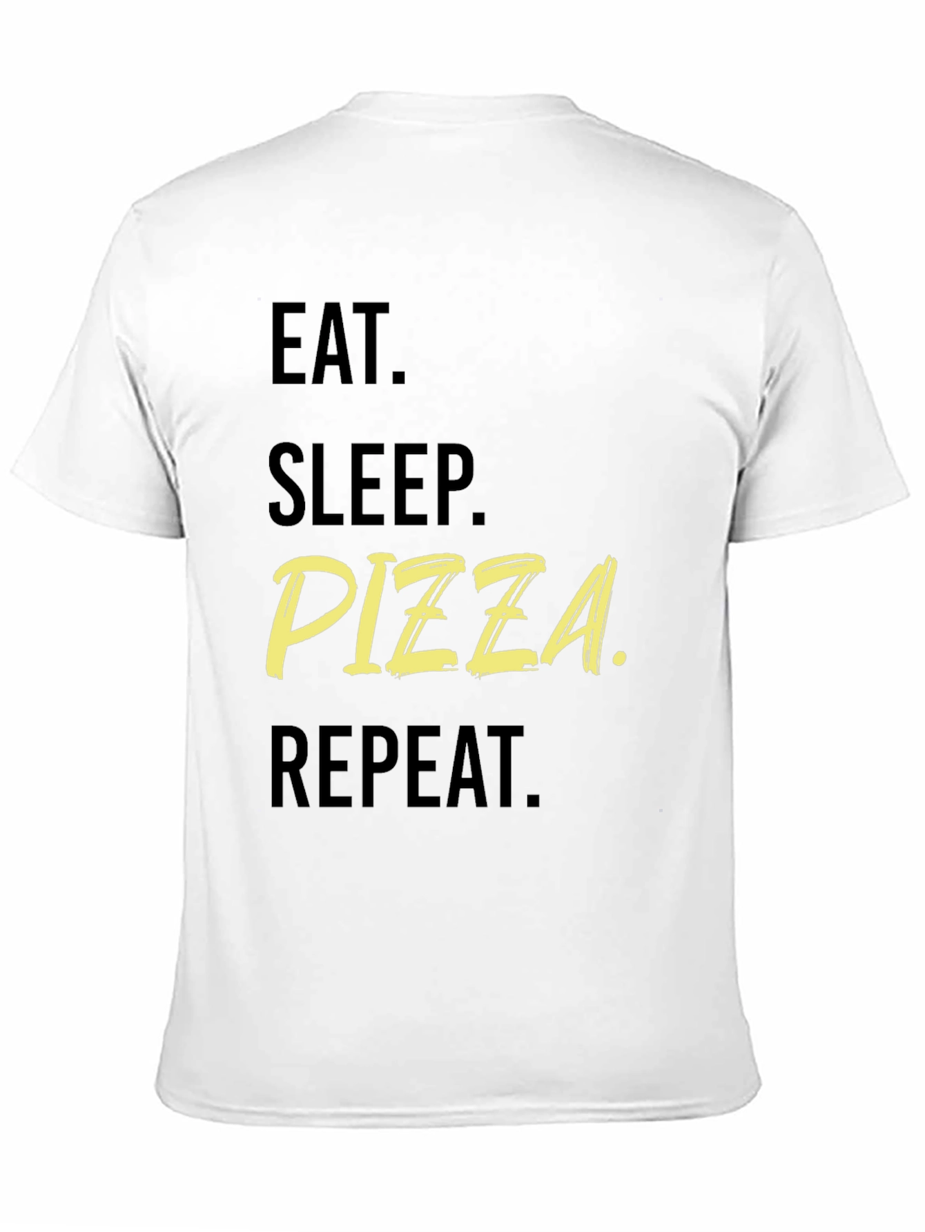 Eat Sleep Pizza Repeat Graphic T-Shirt