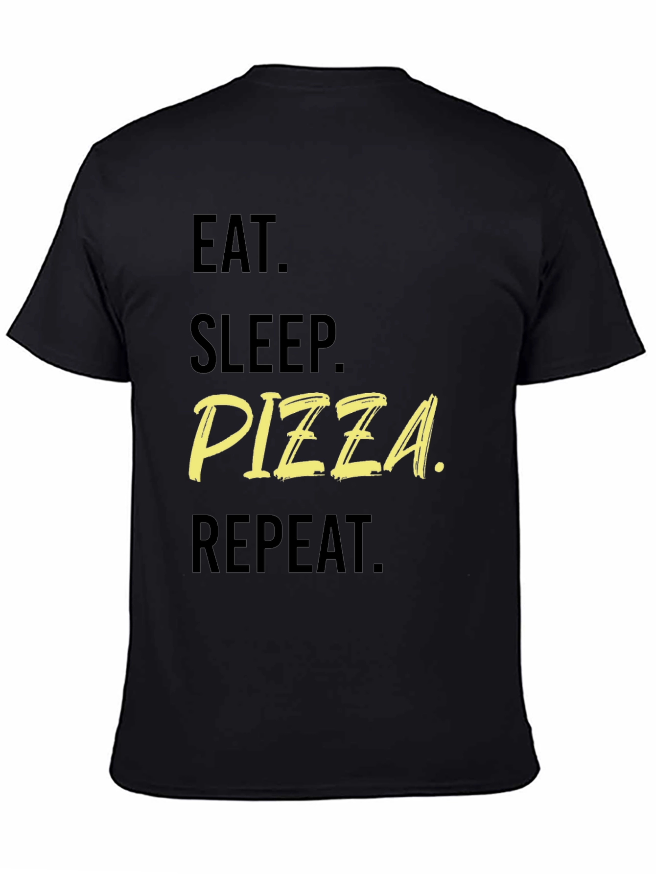 Eat Sleep Pizza Repeat Graphic T-Shirt