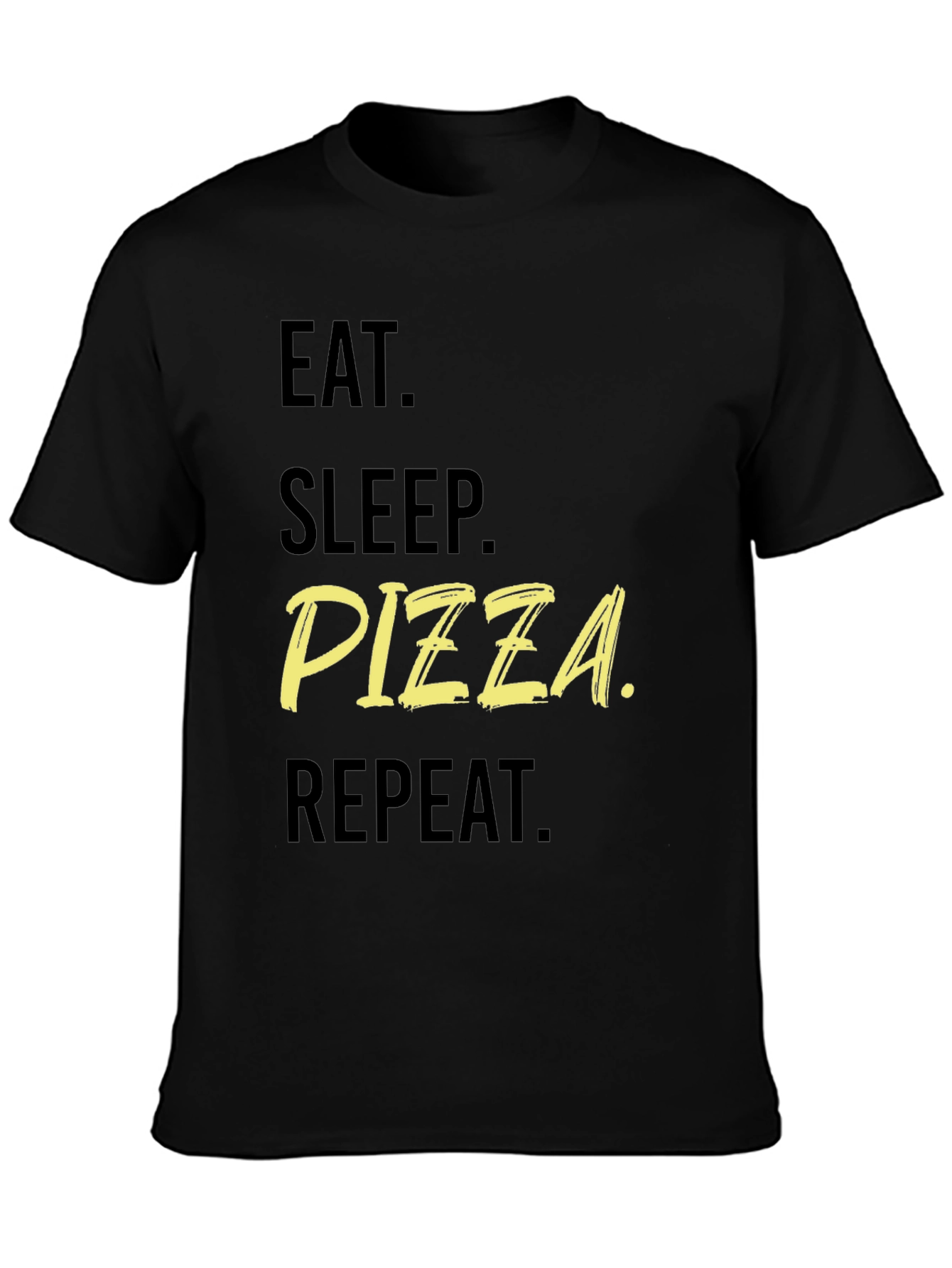 Eat Sleep Pizza Repeat Graphic T-Shirt