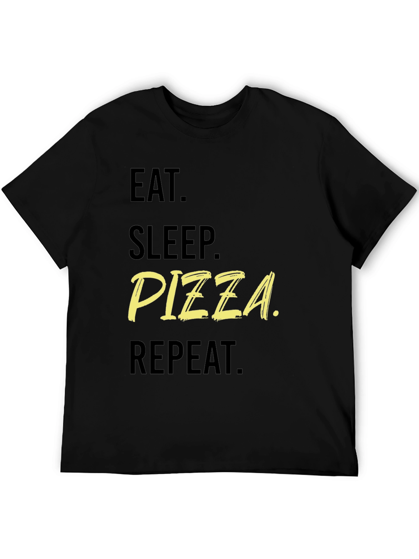 Eat Sleep Pizza Repeat Graphic T-Shirt