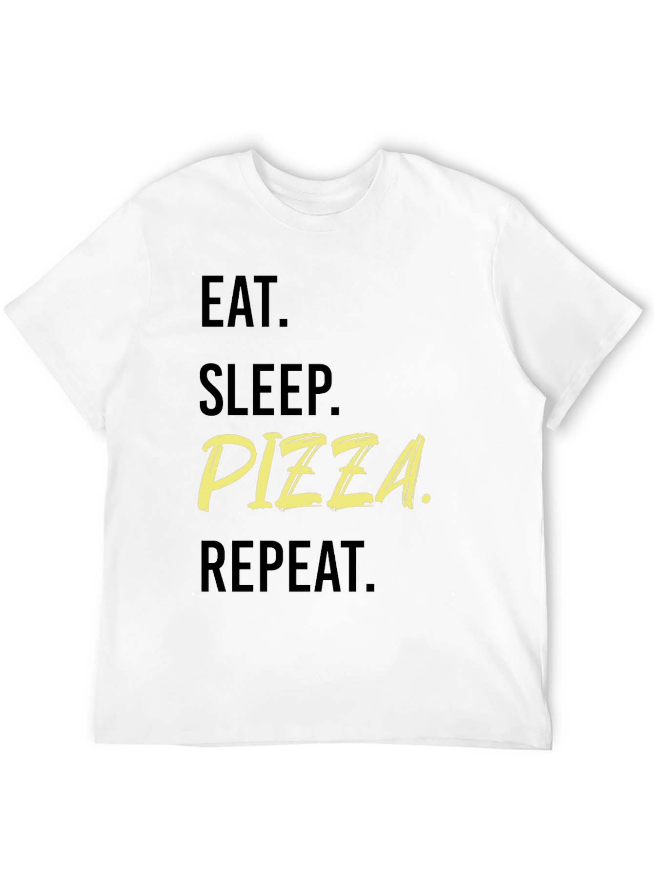 Eat Sleep Pizza Repeat Graphic T-Shirt