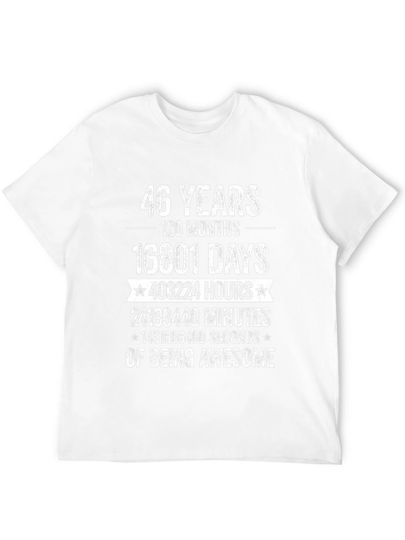 46 Years of Being Awesome T-Shirt - Birthday Gift