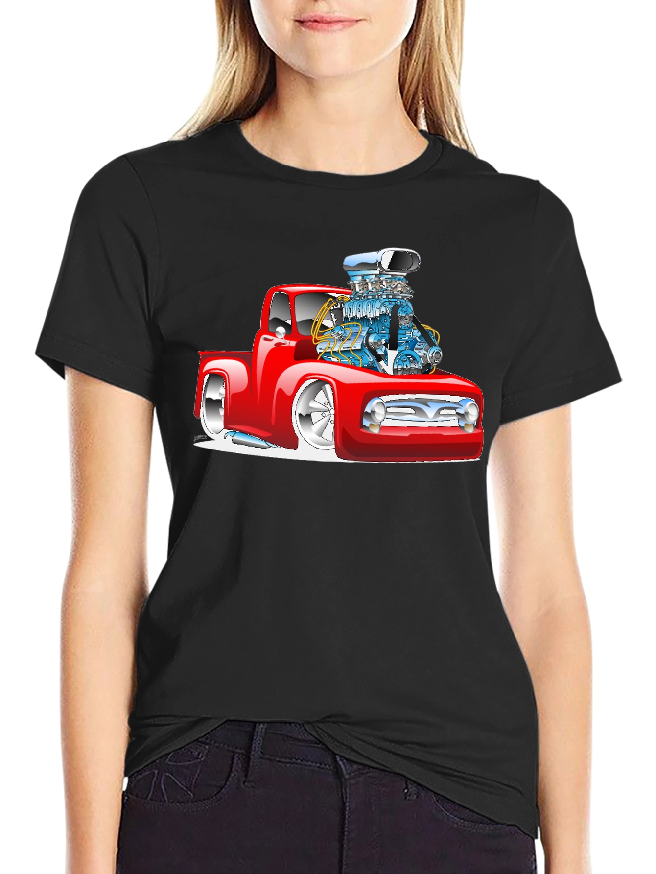 Custom Hot Rod Truck Graphic Tee