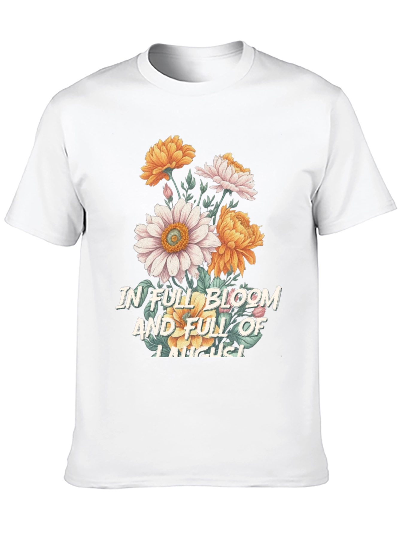 Floral In Full Bloom Graphic Tee