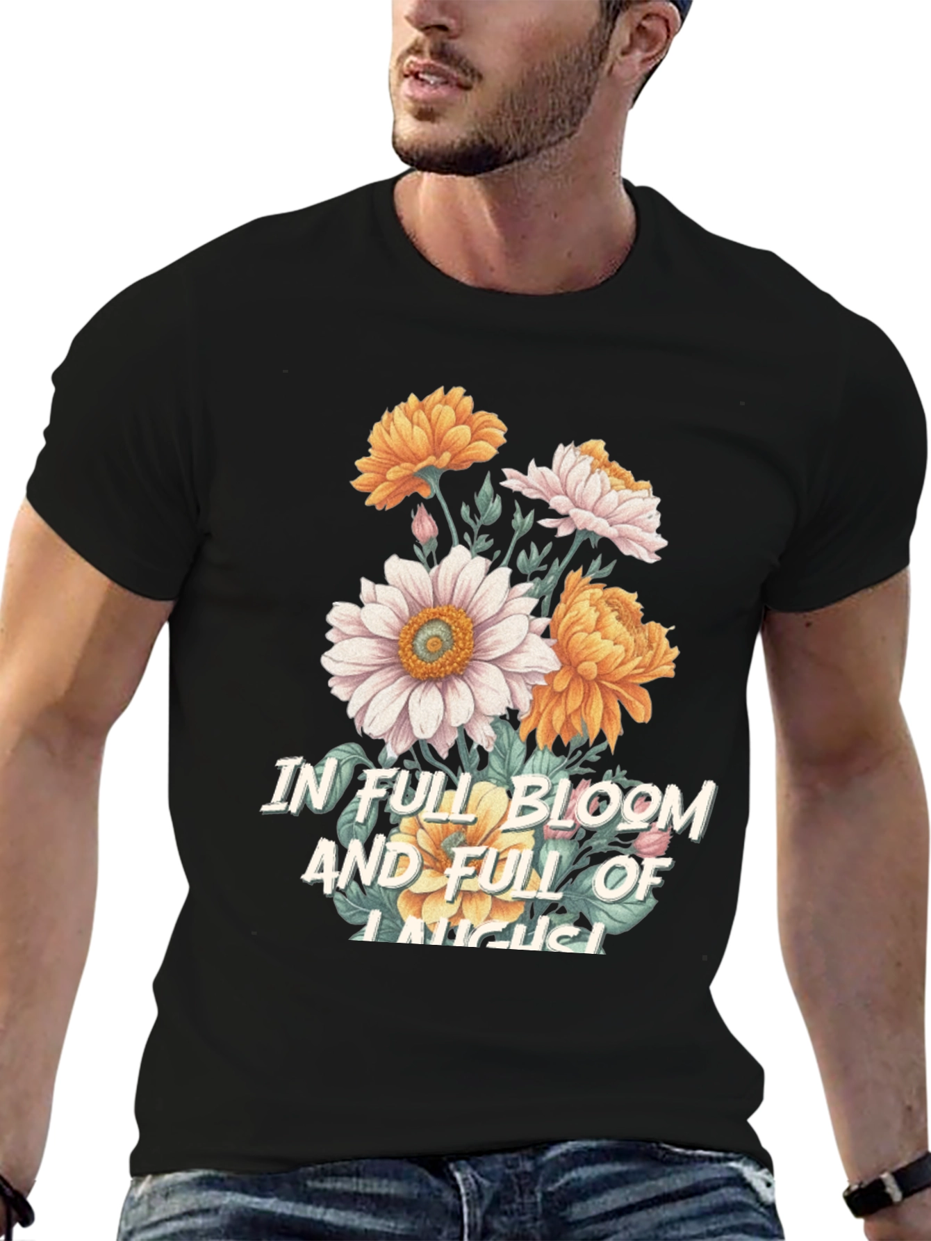 Floral In Full Bloom Graphic Tee