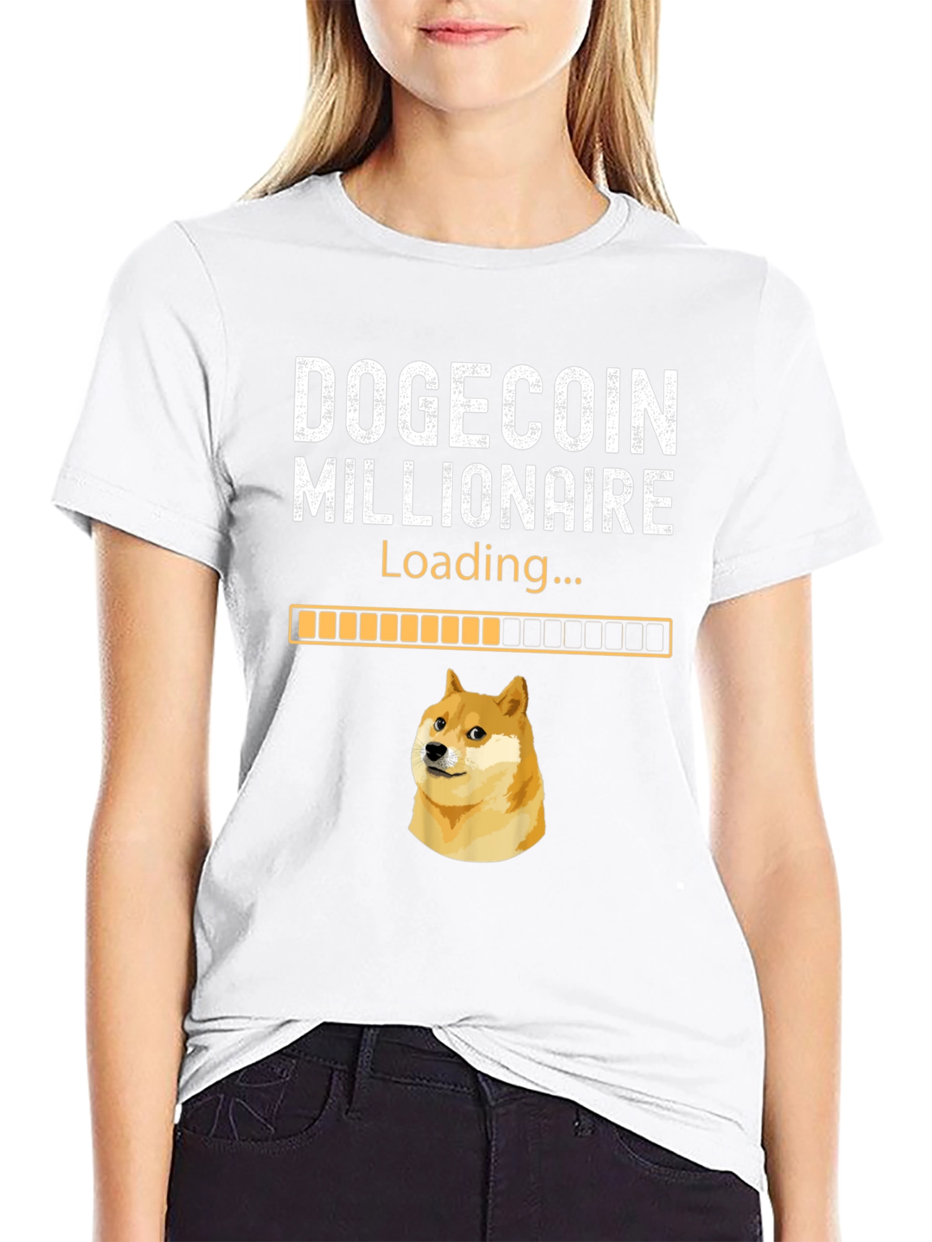 Dogecoin Millionaire Loading T-Shirt