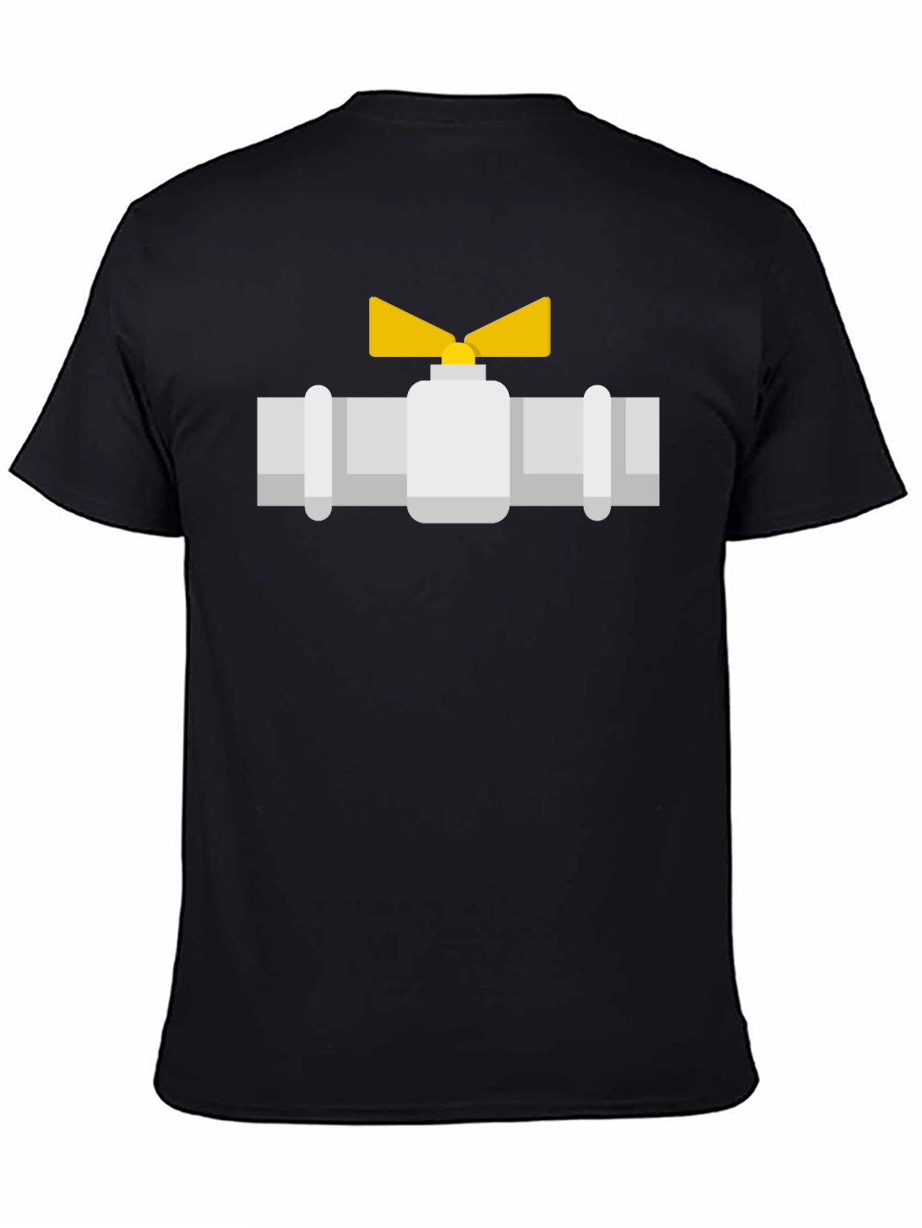 Plumbing Valve Graphic Tee - Unique Design
