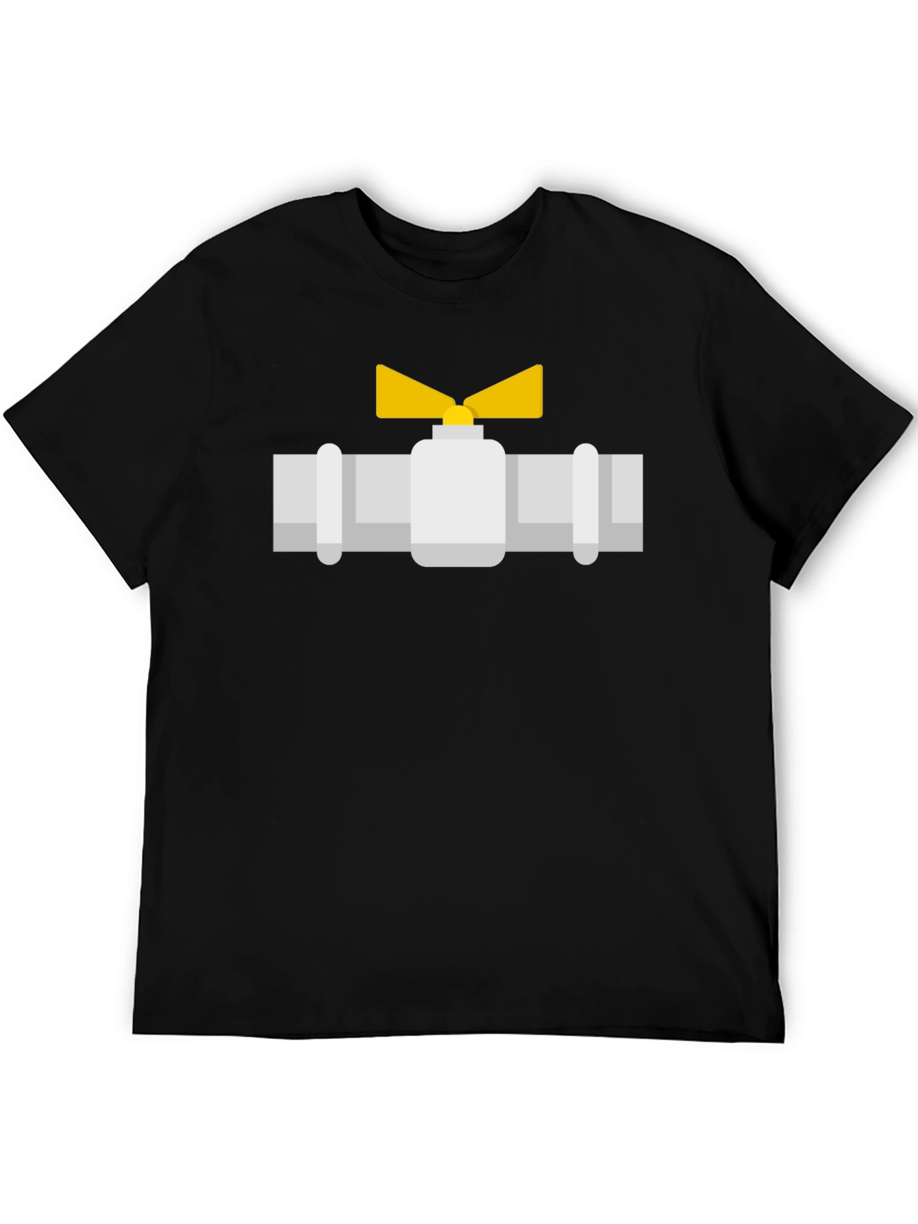 Plumbing Valve Graphic Tee - Unique Design