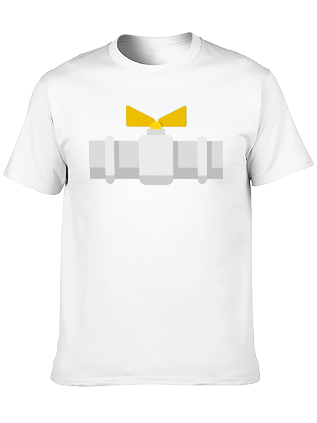 Plumbing Valve Graphic Tee - Unique Design