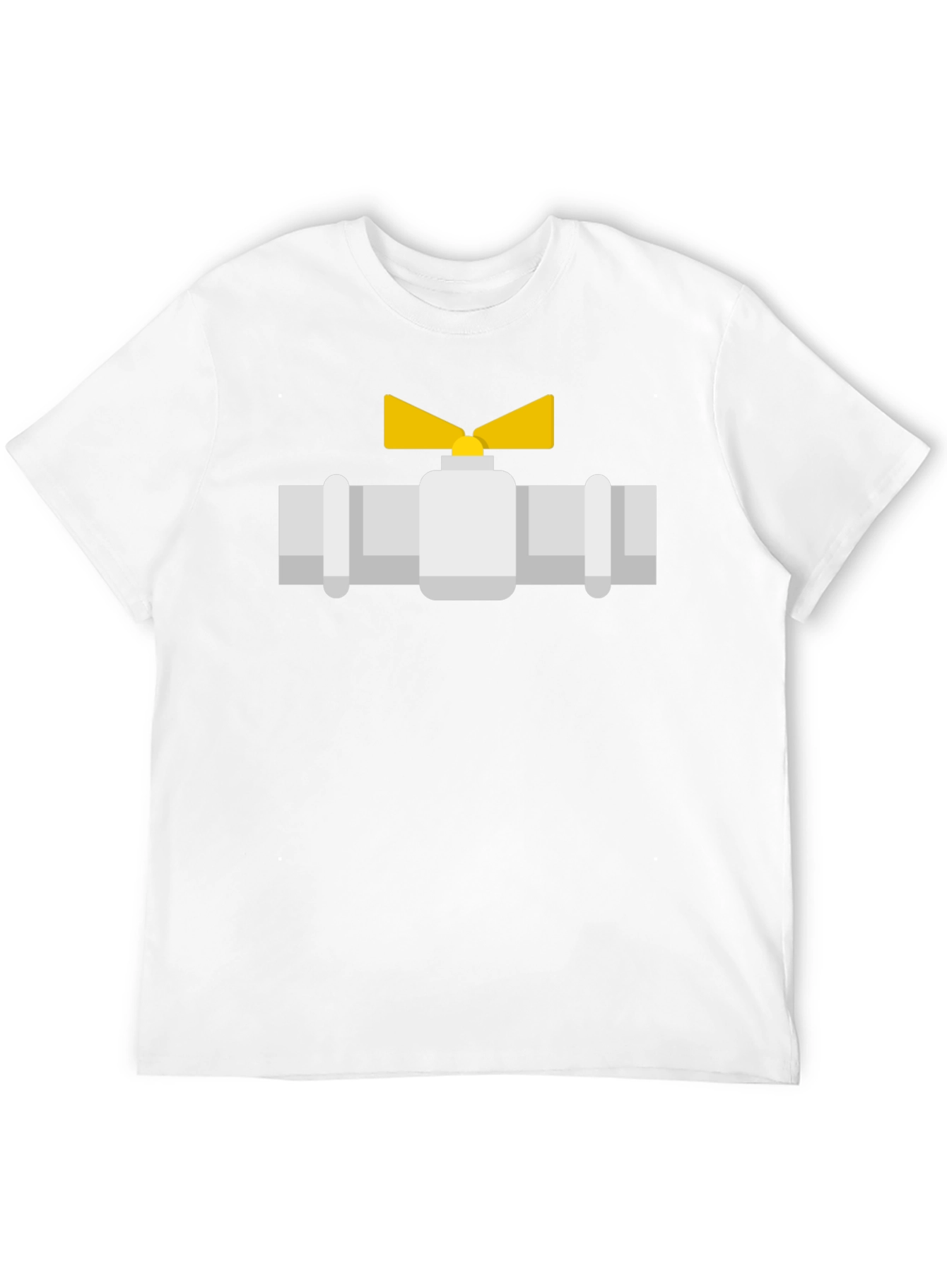 Plumbing Valve Graphic Tee - Unique Design