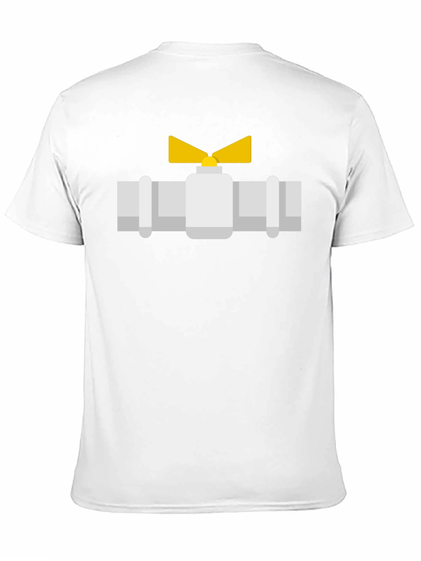 Plumbing Valve Graphic Tee - Unique Design