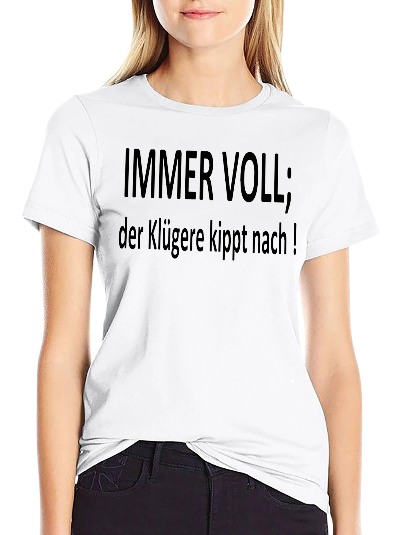 Immer Voll T-Shirt - Mens Black Tee