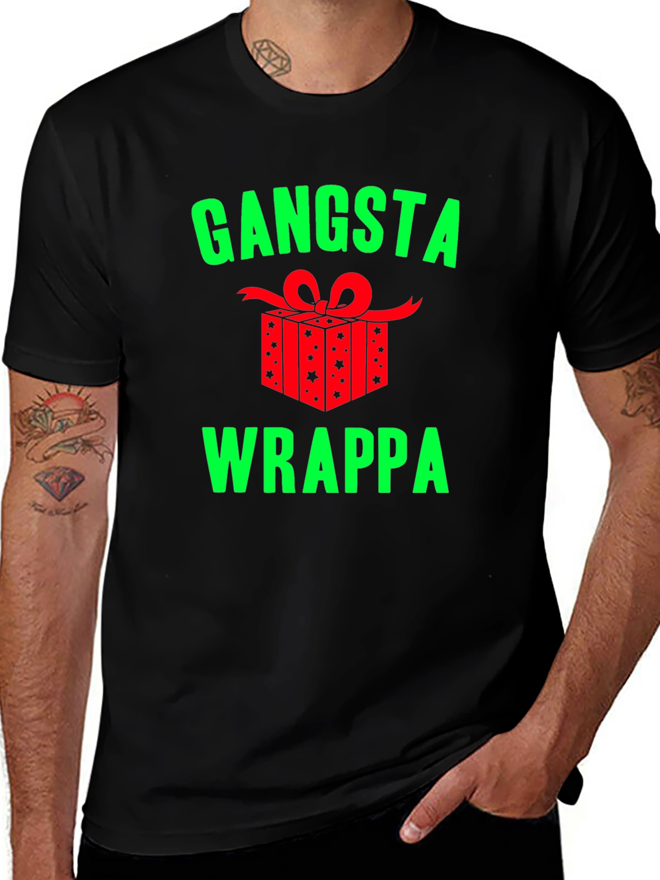Gangsta Wrappa Christmas Gift T-Shirt