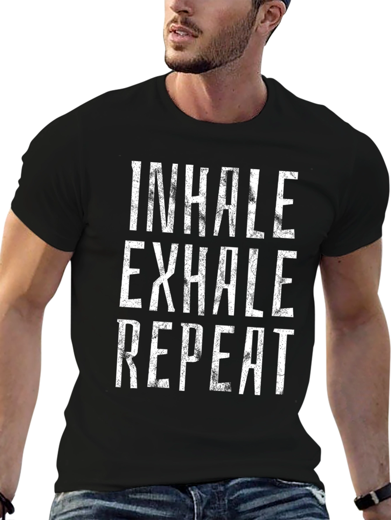 Inhale Exhale Repeat Graphic T-Shirt