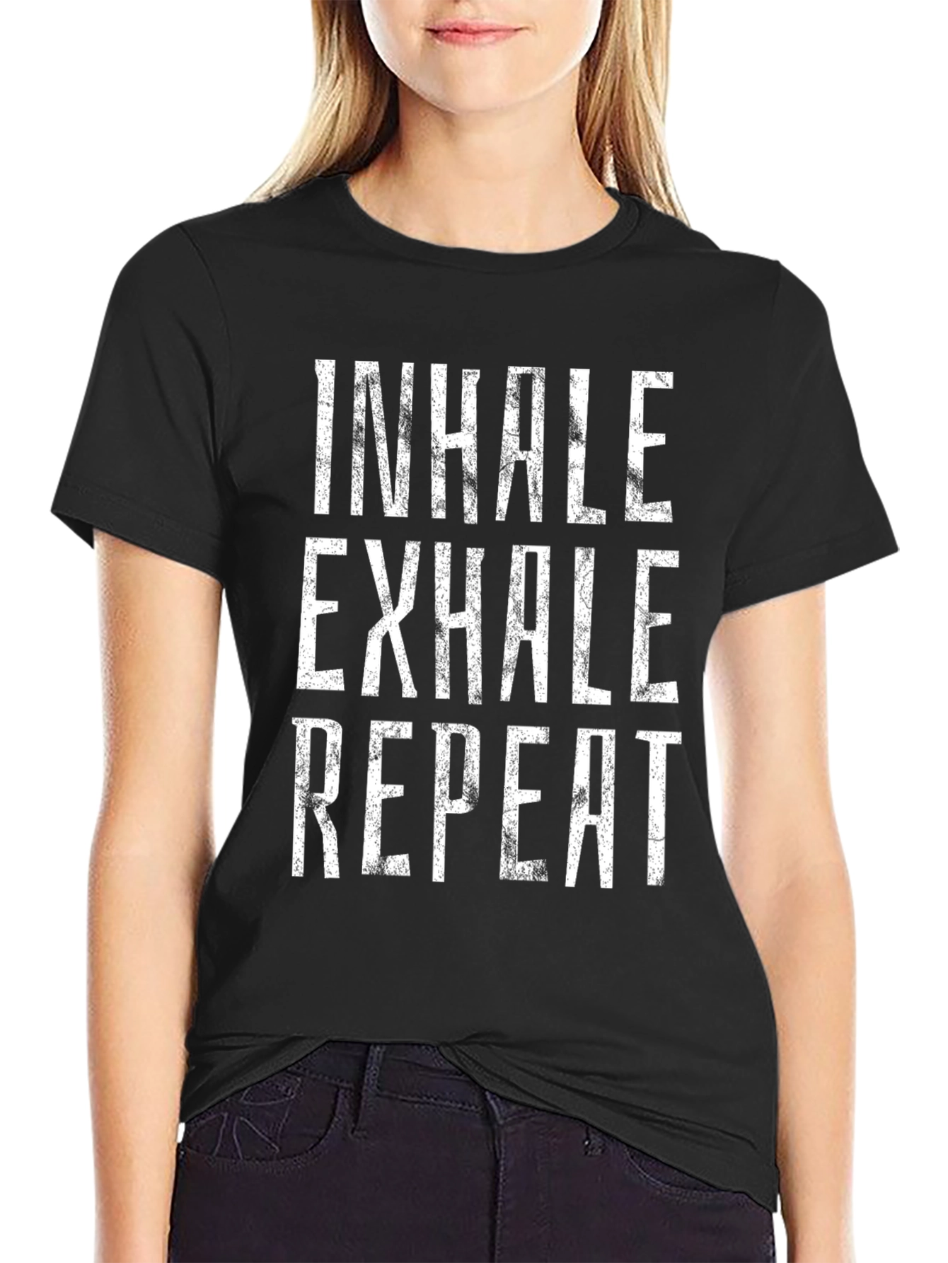 Inhale Exhale Repeat Graphic T-Shirt