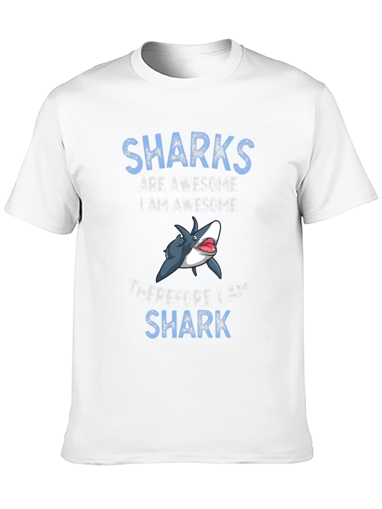 Awesome Shark Graphic Tee - Funny Animal Lover Shirt