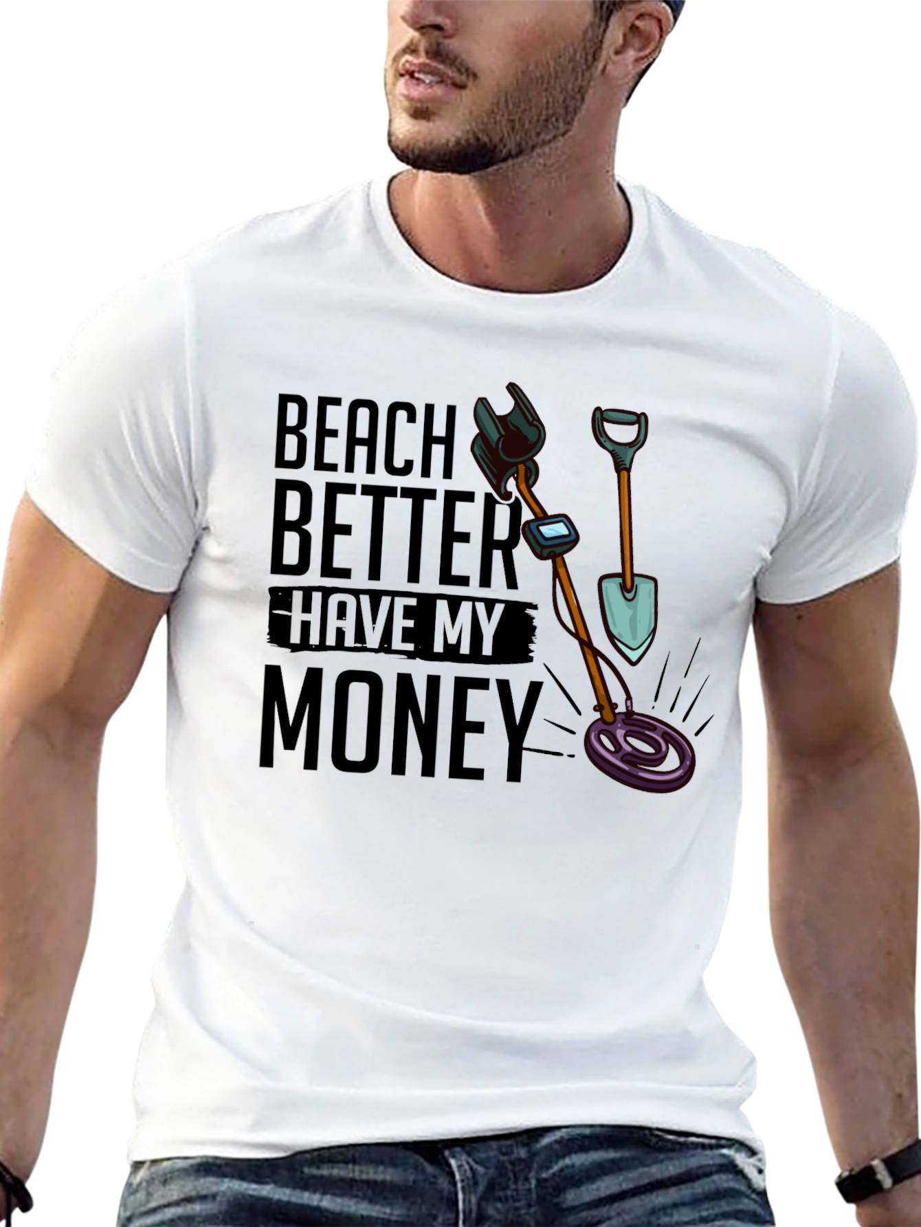 Beach Better Have My Money Funny T-Shirt